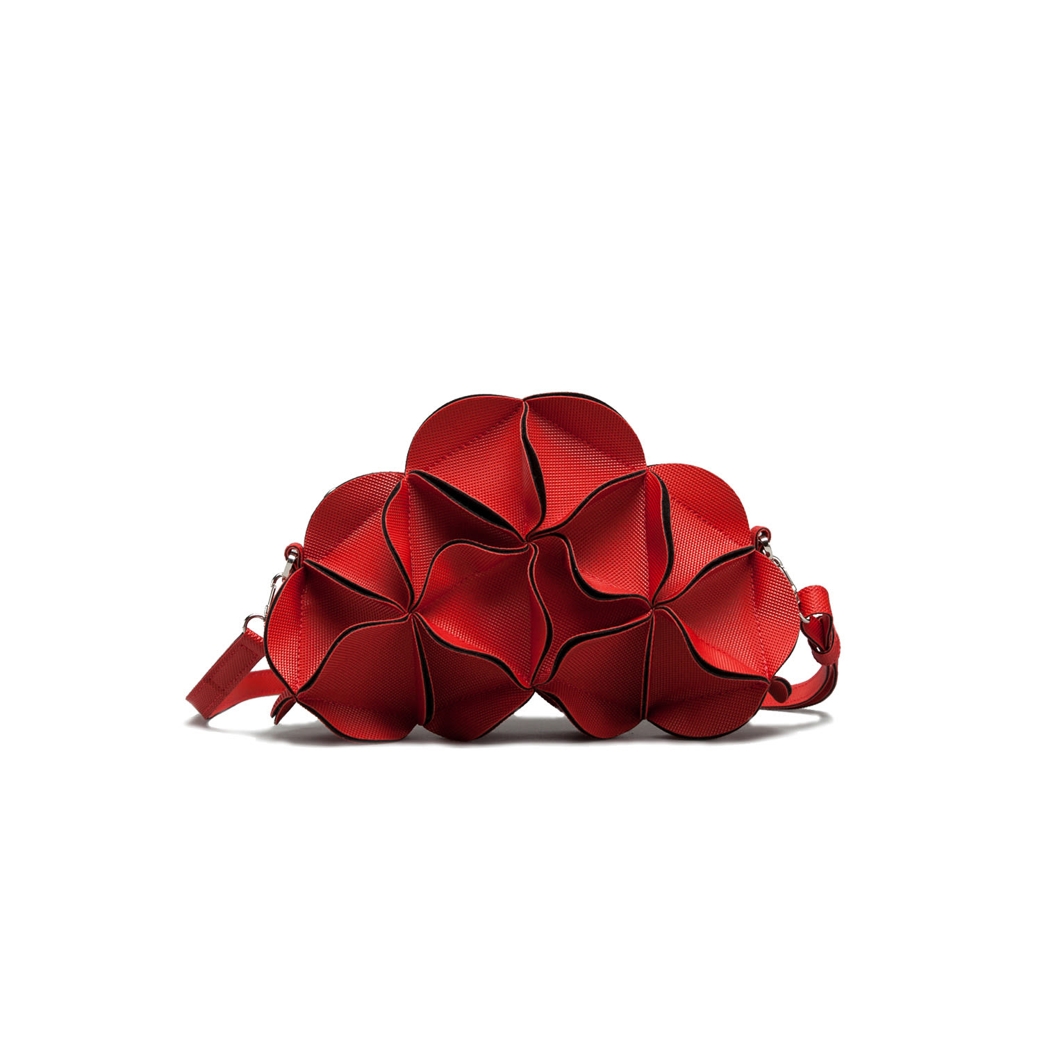 Elemood_japan Women's Blossom Shoulder Bag - Cloud - Red