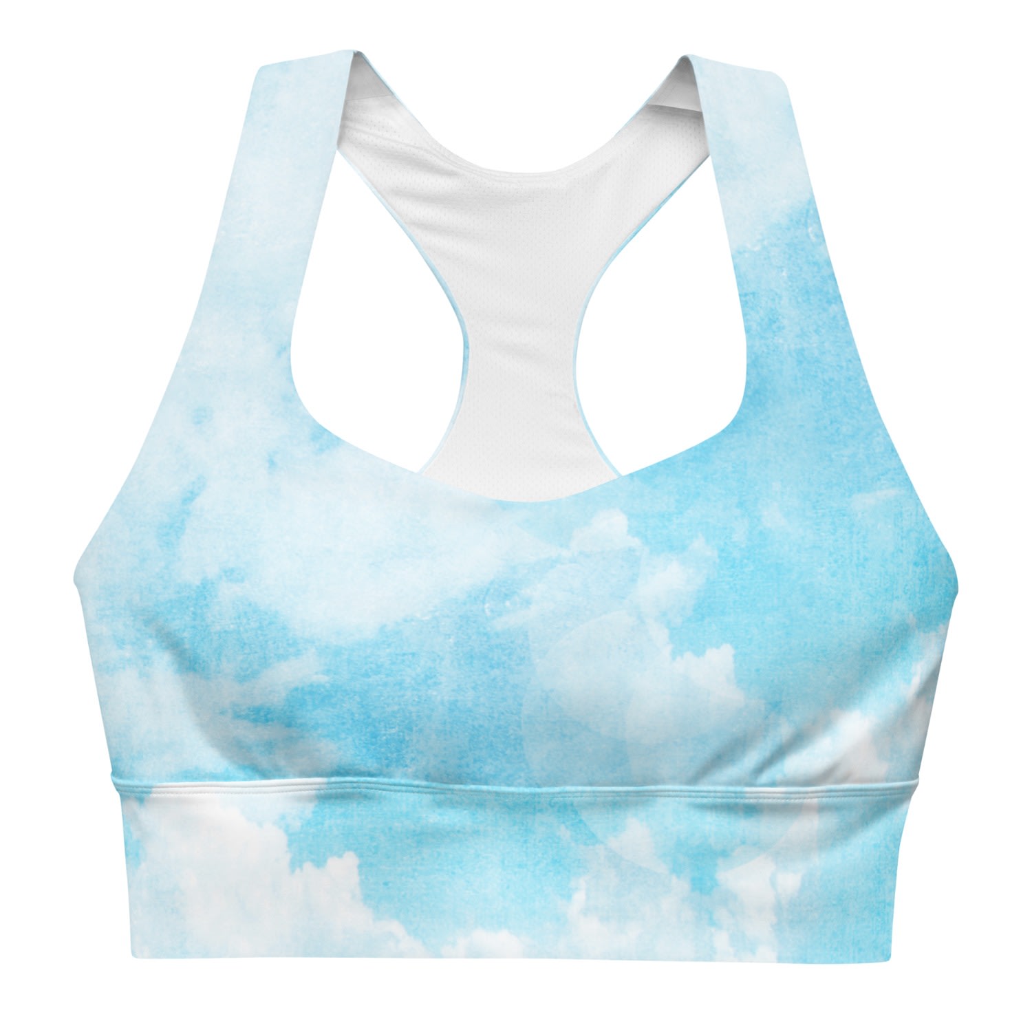 Women's Blue Sports Bra In Sky