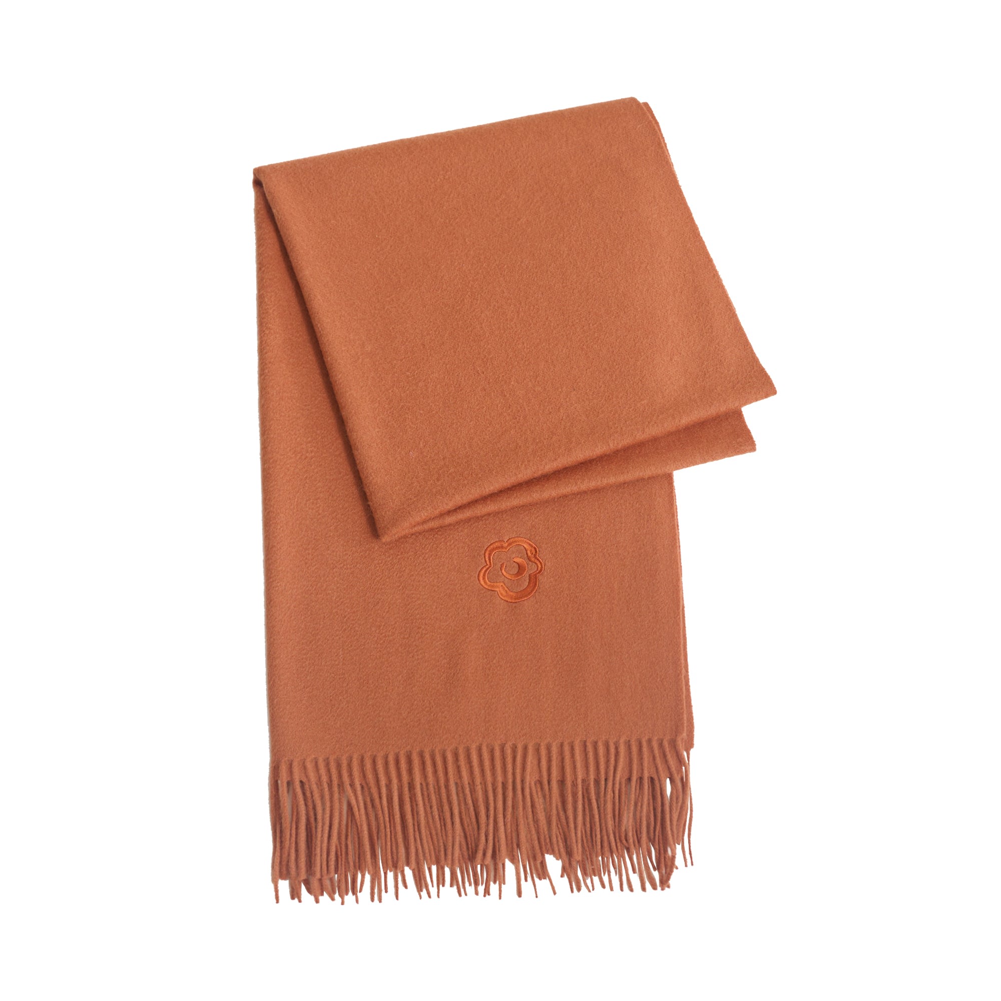 Women’s Red "The Big Shawl" Oversized Cashmere Wrap - Caramel Lost Pattern Nyc