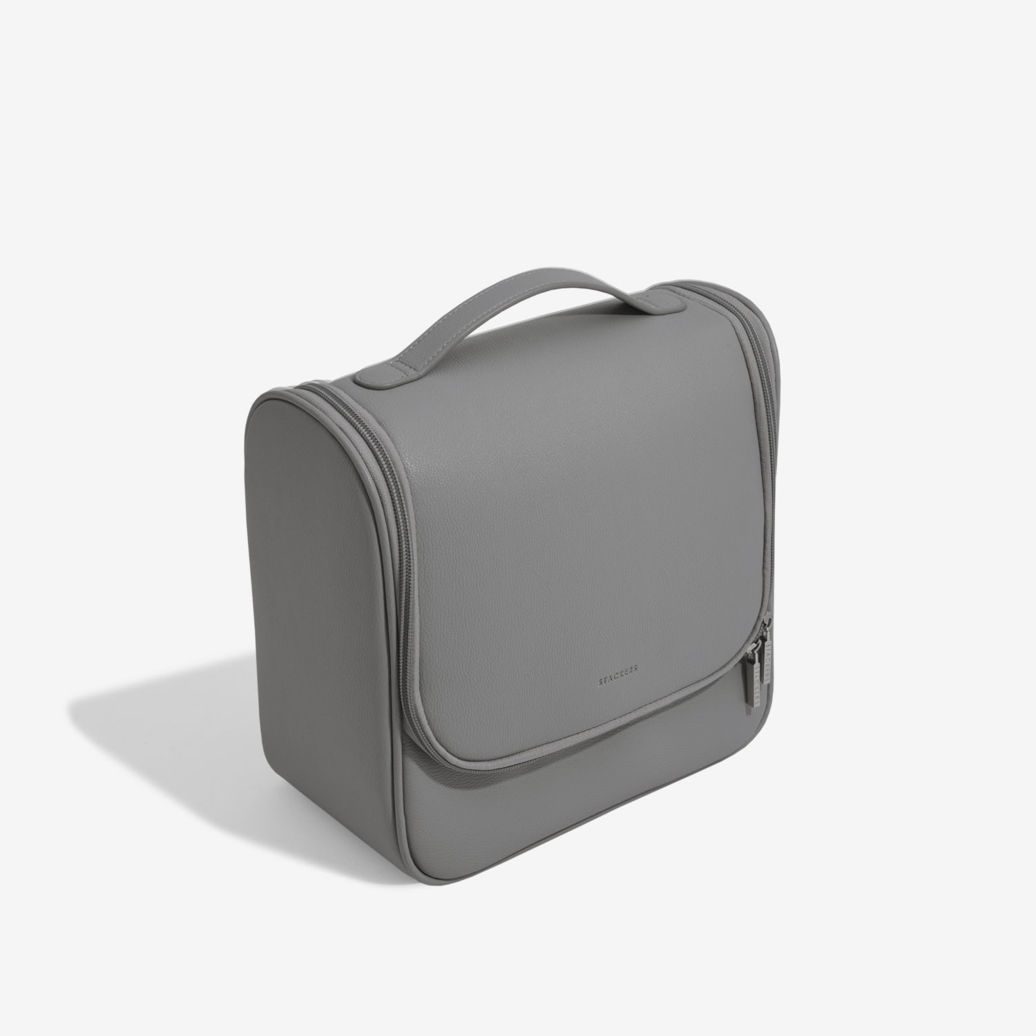 Stackers Slate Large Grey Hanging Wash Bag In Grey