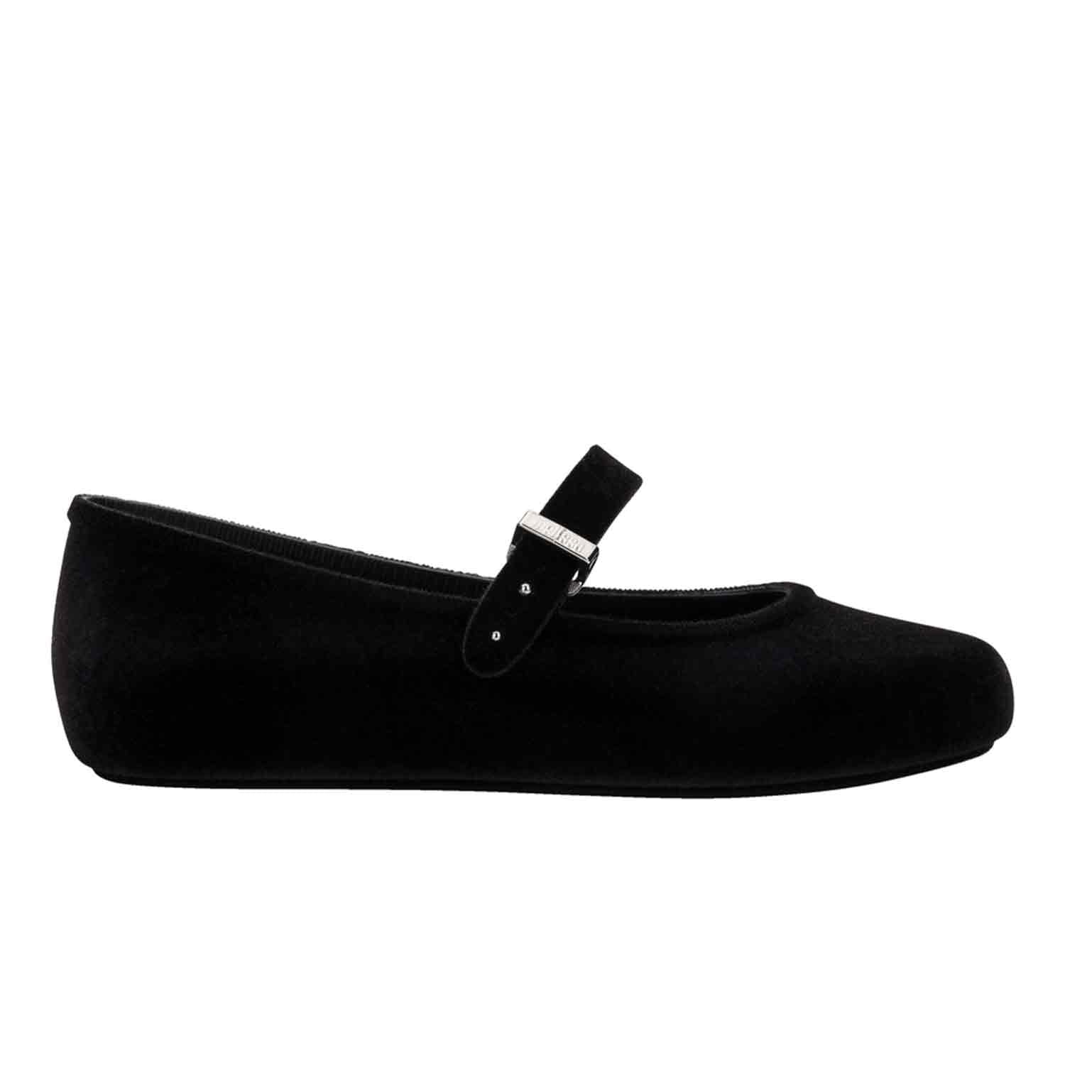 Melissa Soft Buckle-strap Ballerinas In Black