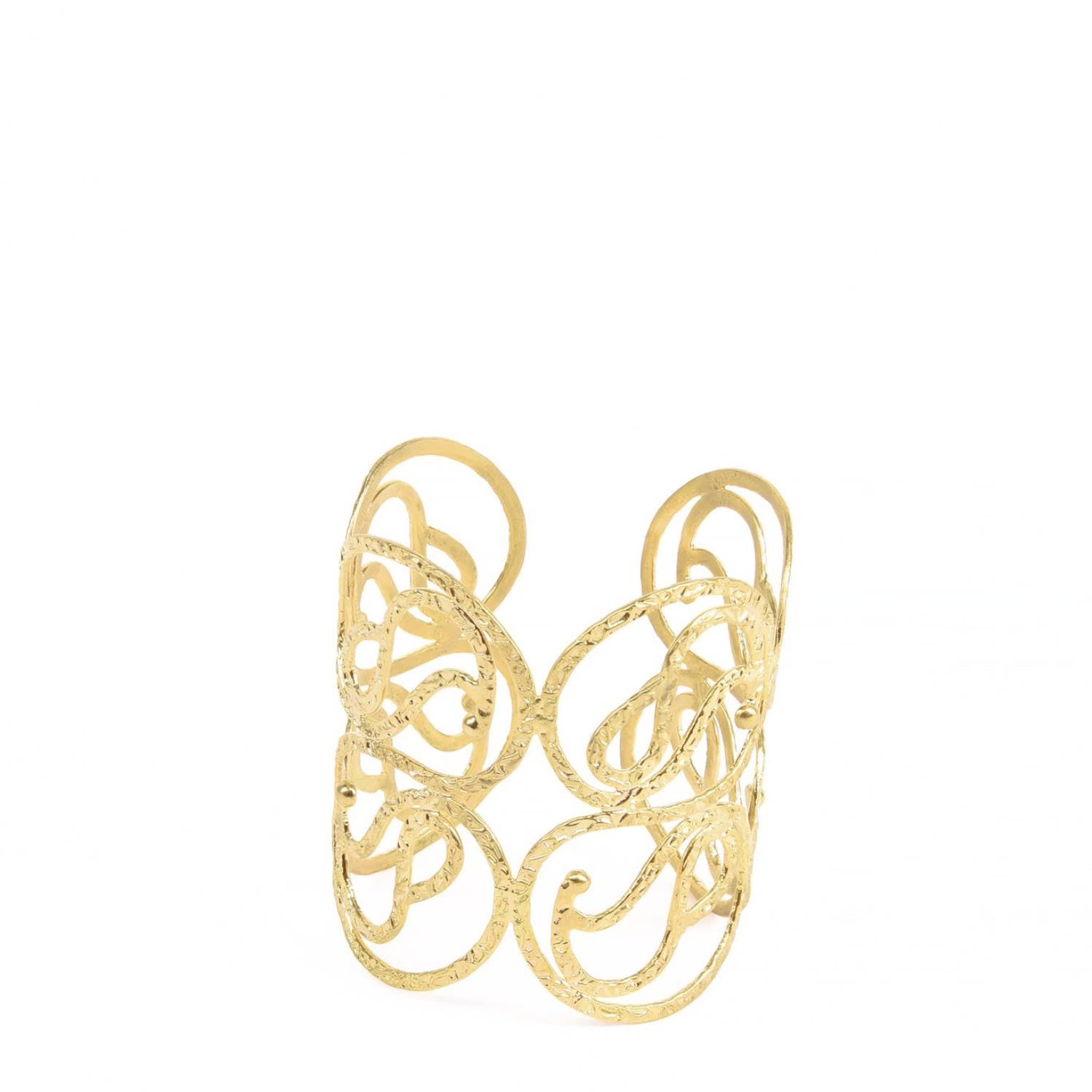 Addicted2 Women's Gold Irene Bracelet Bronze Cuff In Gold