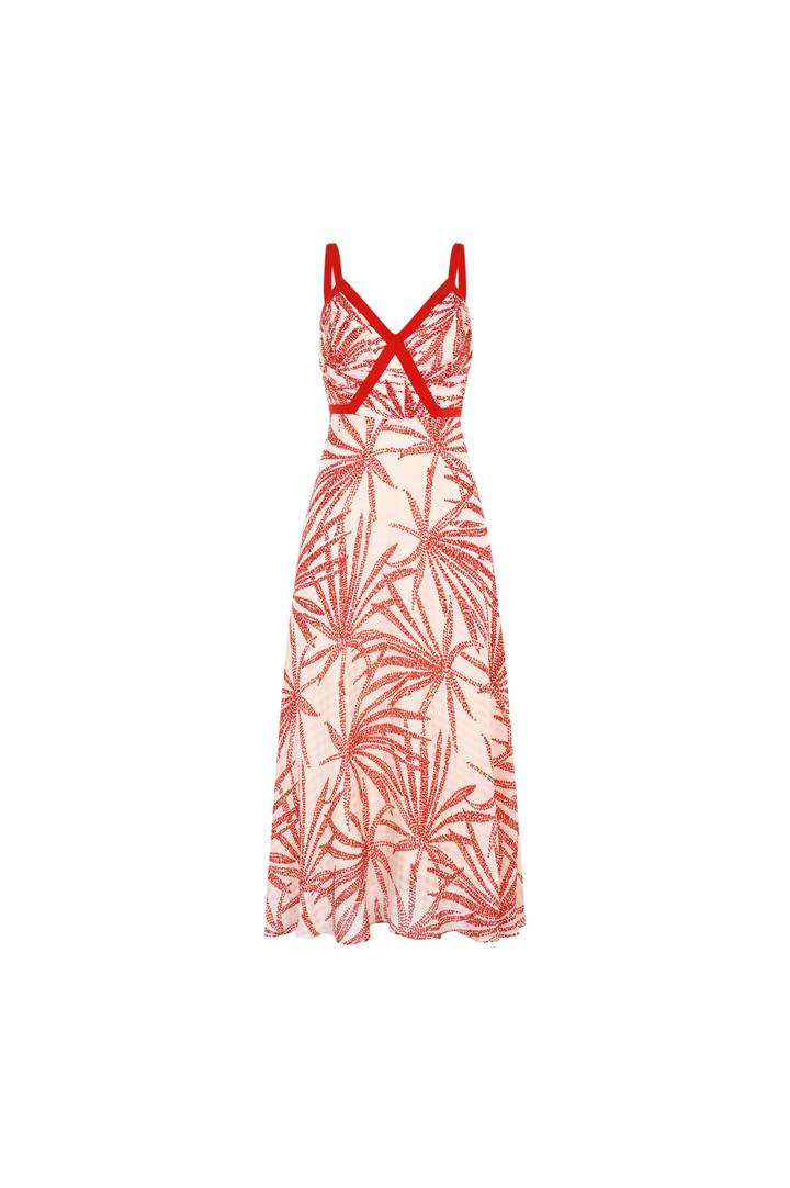Women's Regular Fit Strappy Midi Dress
