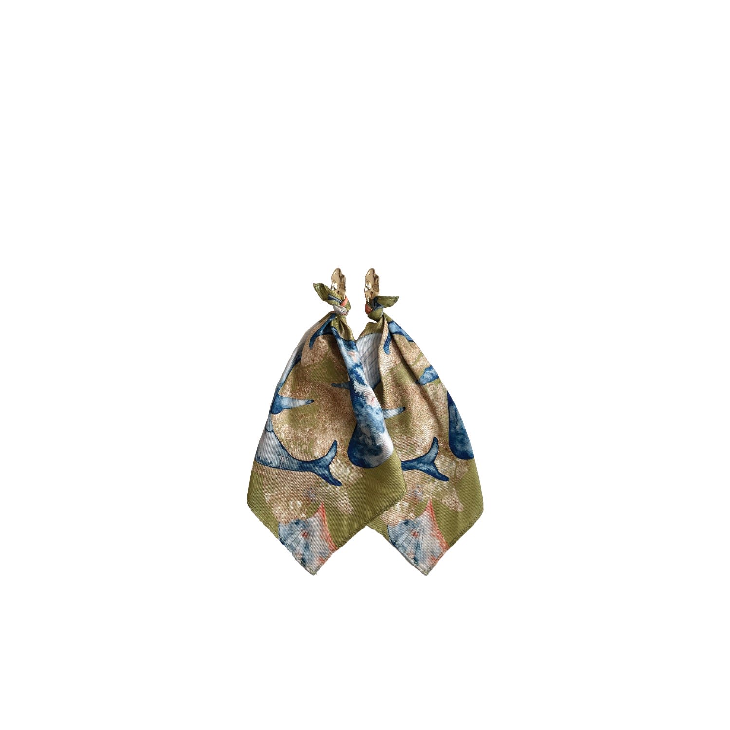 Suki Wang London Women's Kingdom Of Whales Earring - Set Of Two