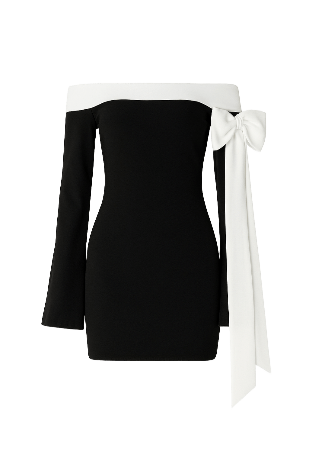 Maison Aureus Women's Black / White Elaine Dress In Black