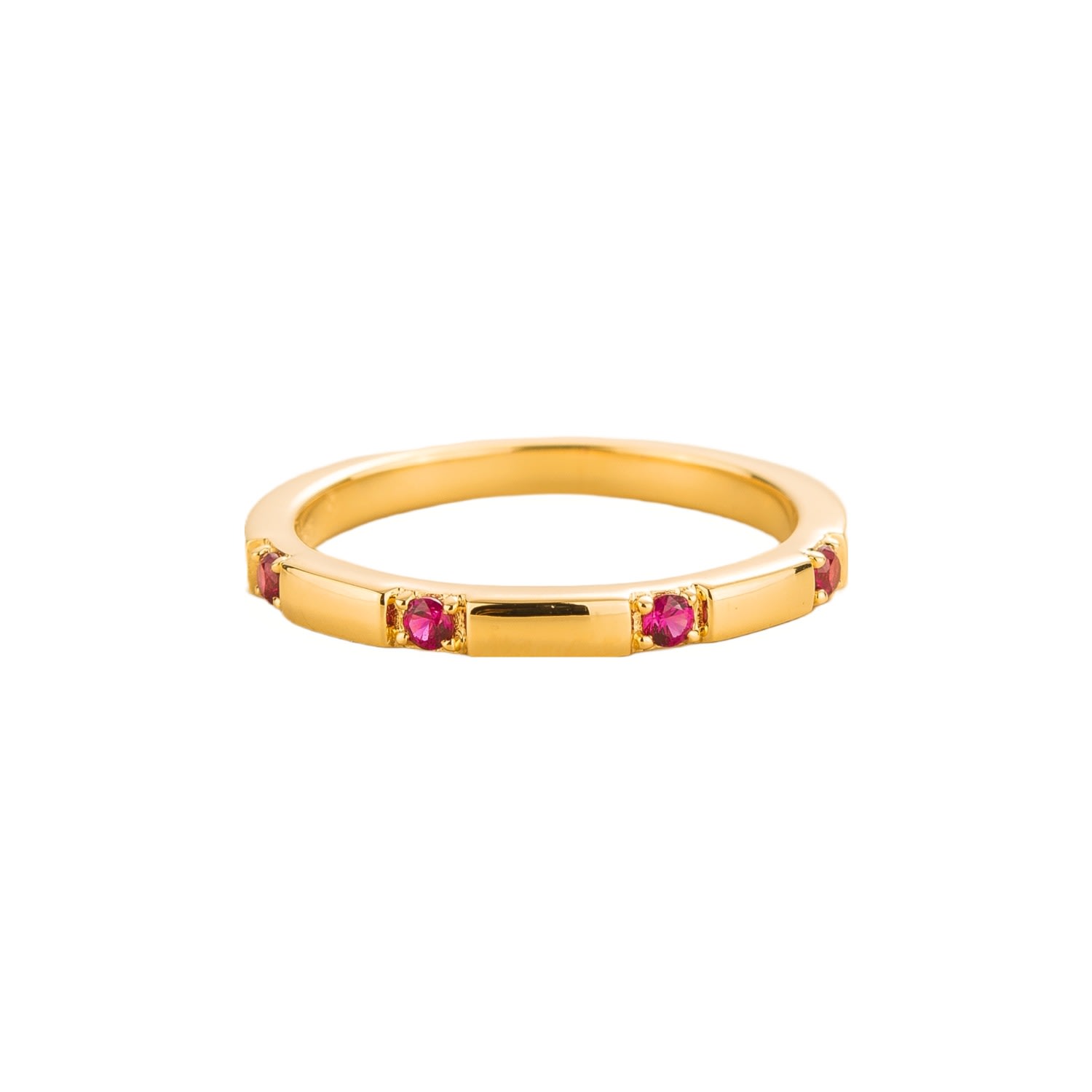 Women’s Gold / Red Balans Ring In Ruby Juvetti