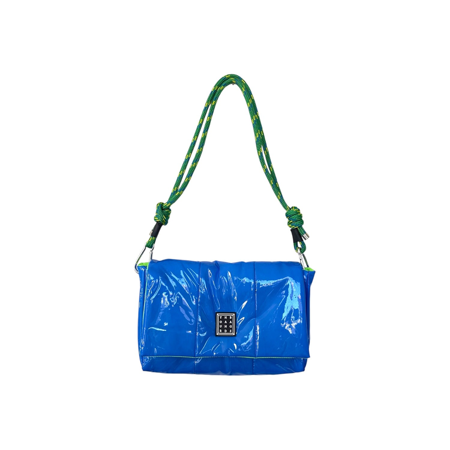 Yourhandbags Women's Blue / Green Blue Candy Bag With Blue And Green Rope Strap