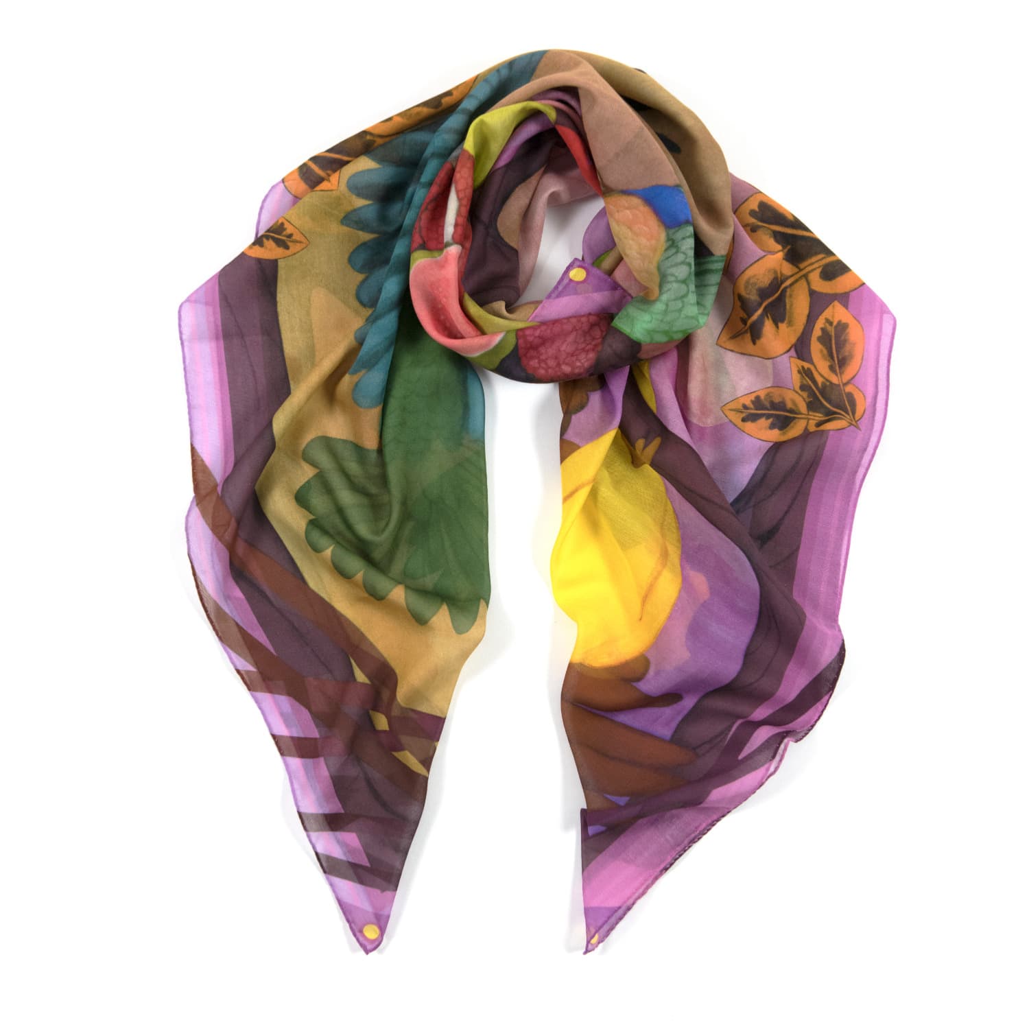 cotton silk scarf