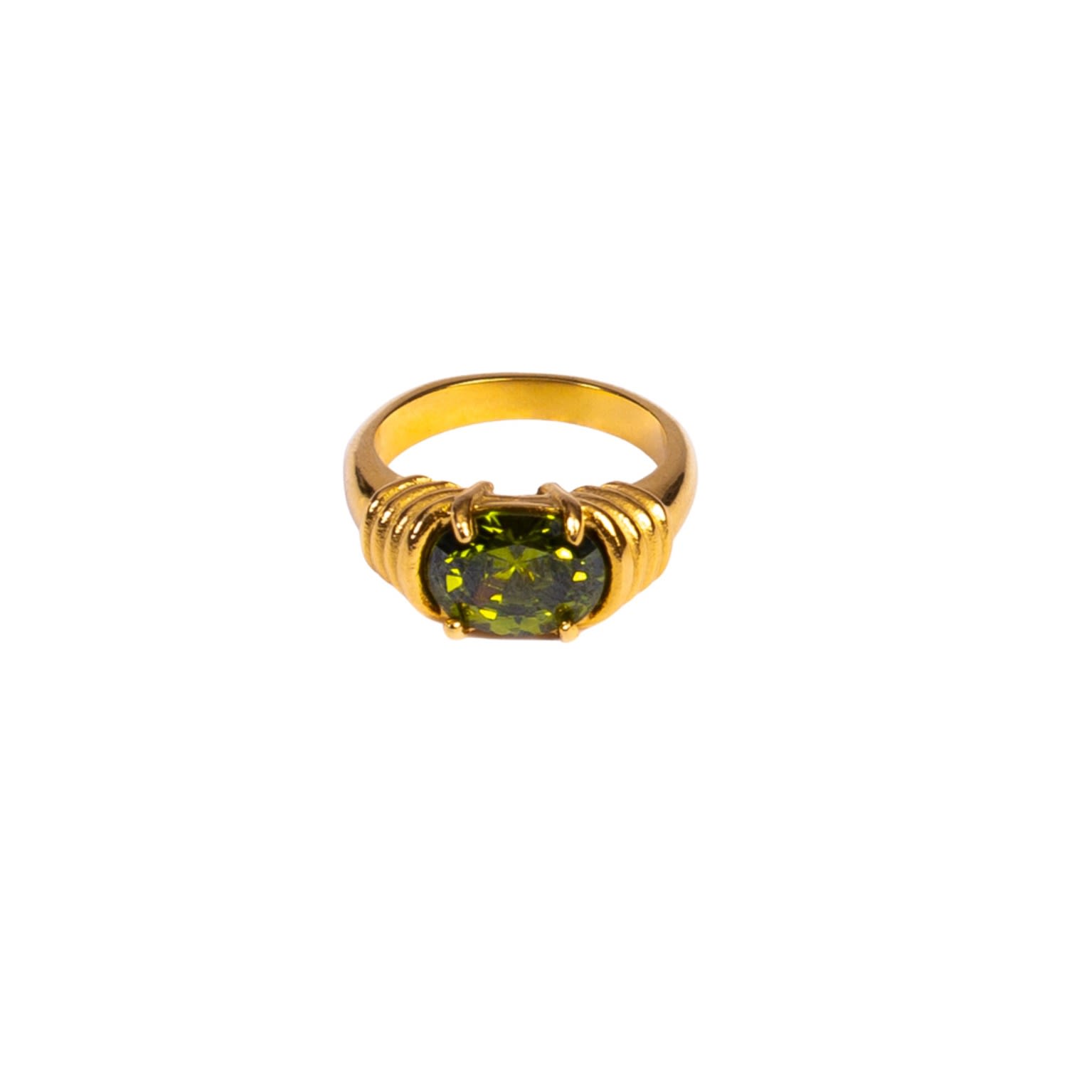 Tseatjewelry Women's Ease Ring - Green