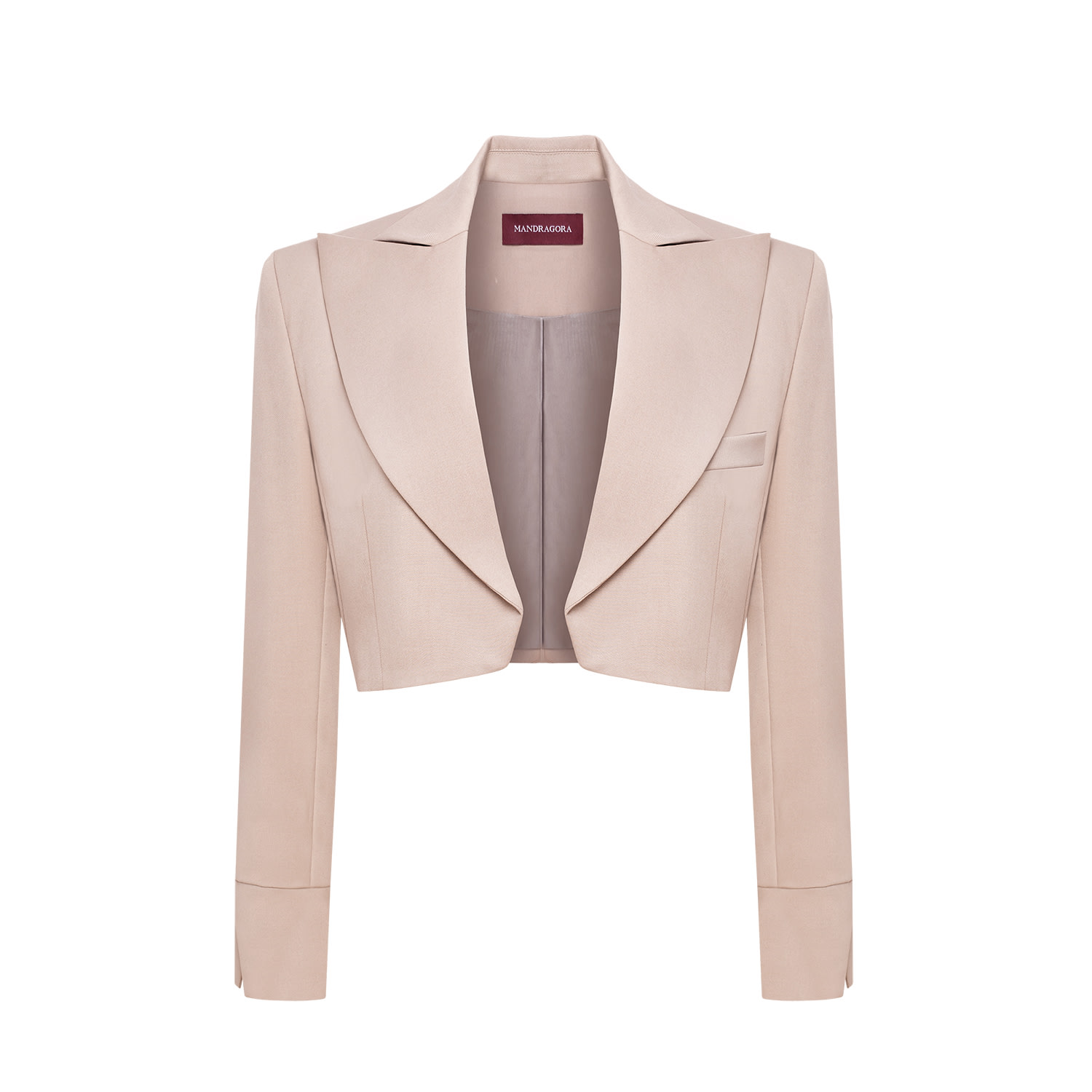 Women's Neutrals Marlo Beige Blazer | M/L | Mandragora