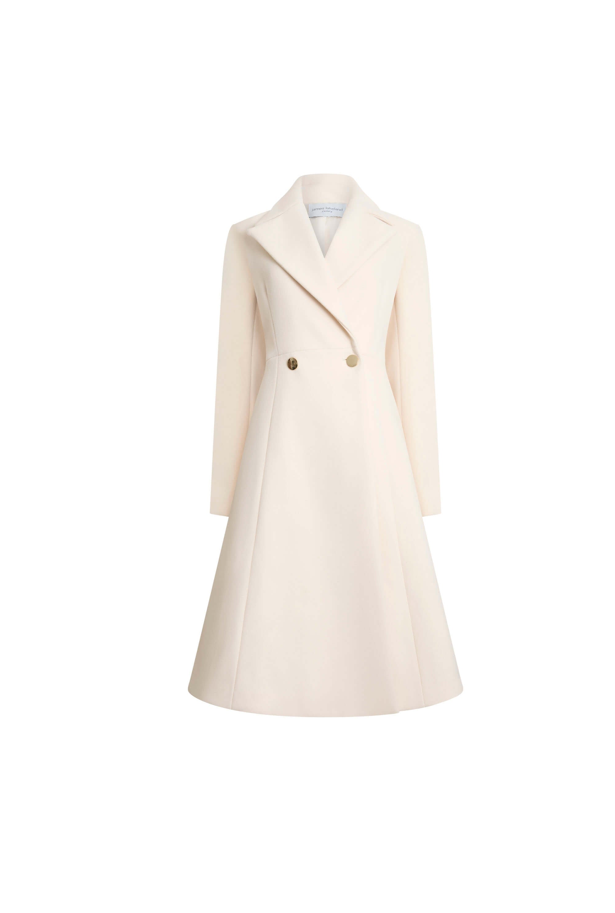 James Lakeland Women's Neutrals Princess Cream Coat In White