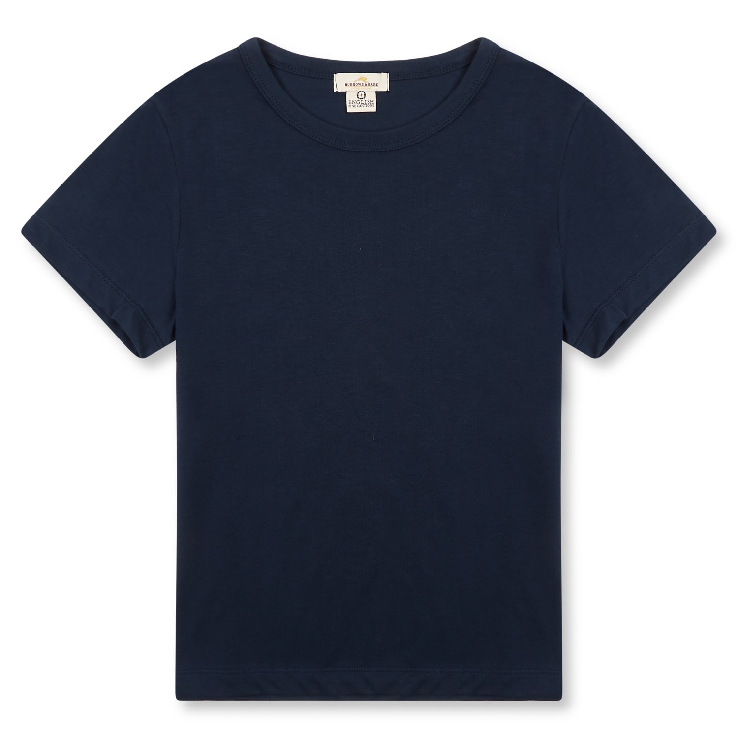 Blue Women’s T-Shirt - Navy Large Burrows & Hare