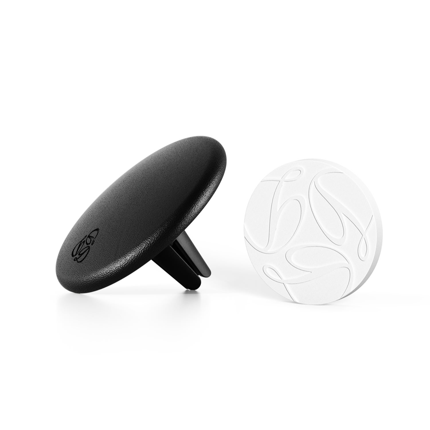 Seree Fig Black Lambskin Car Diffuser & Insert In Black