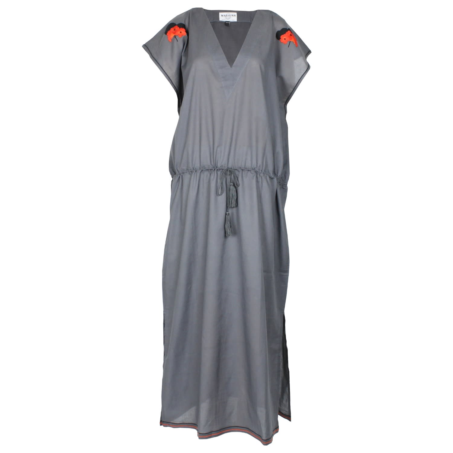 drawstring kaftan dress