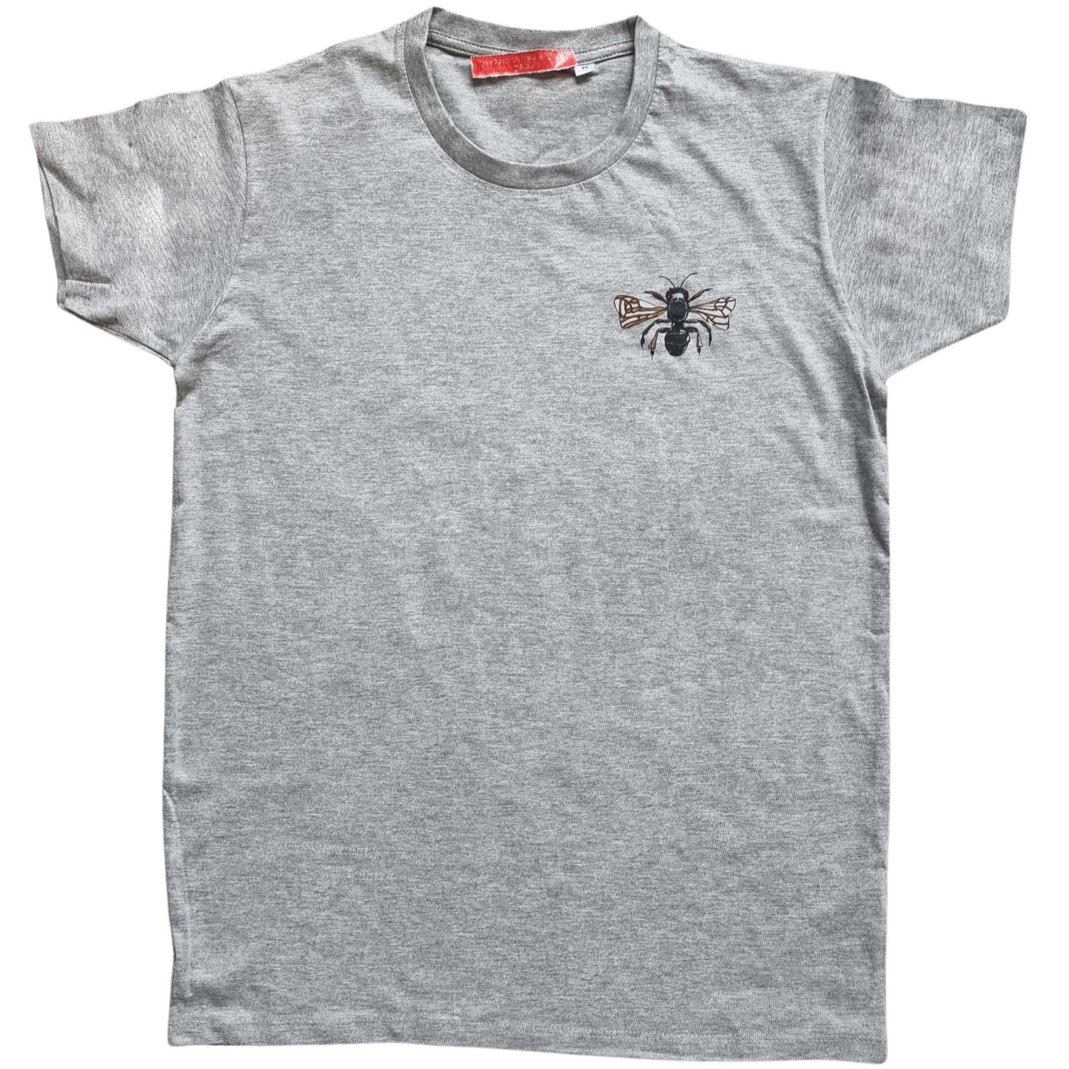 Men’s Grey Insect Zwart, Grijs T-Shirt Medium Catchii