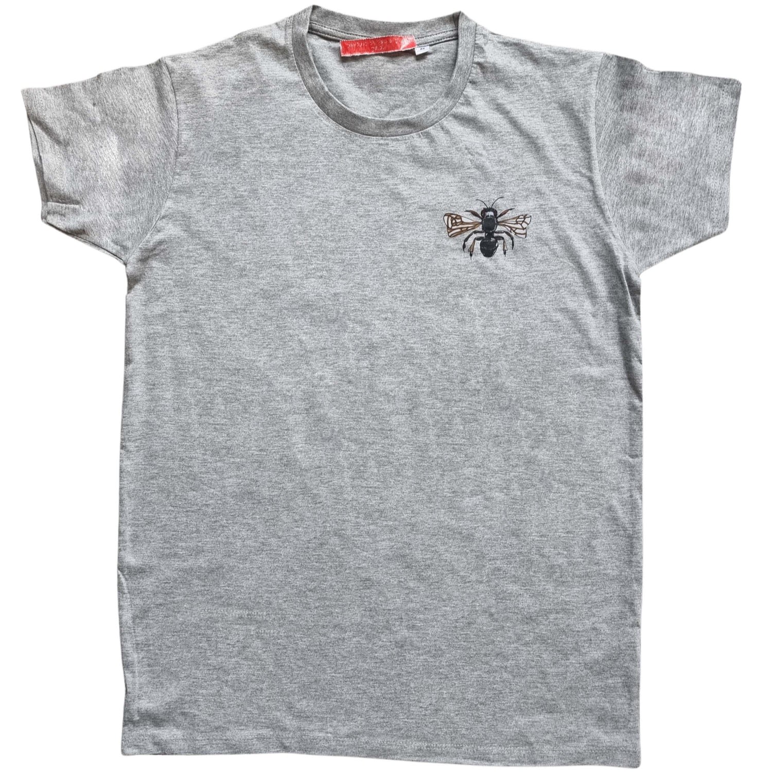 Men’s Grey Insect Zwart, Grijs T-Shirt Large Catchii