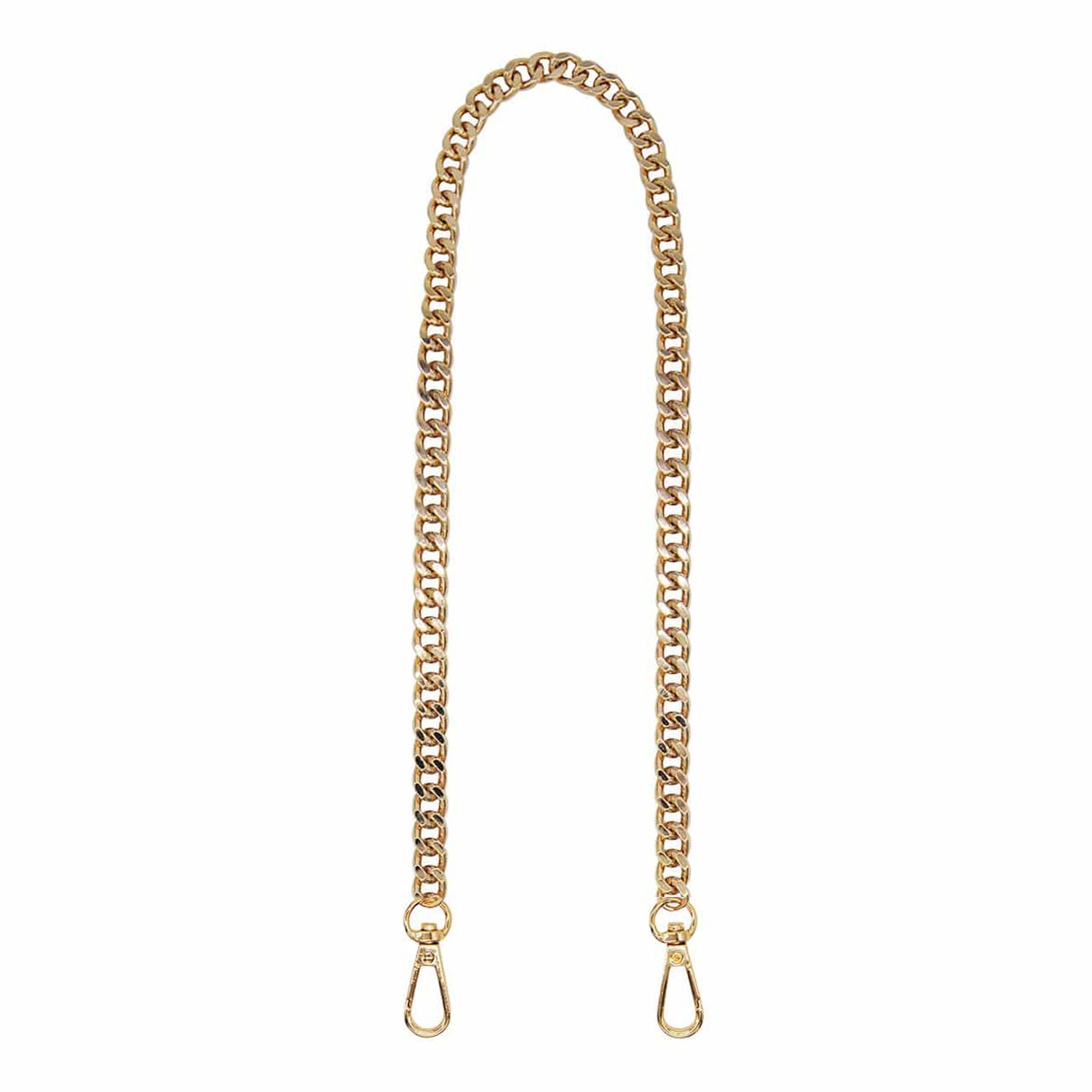 Women’s Luxe Gold Metal Chunky Chain Bag Strap. Jlr London