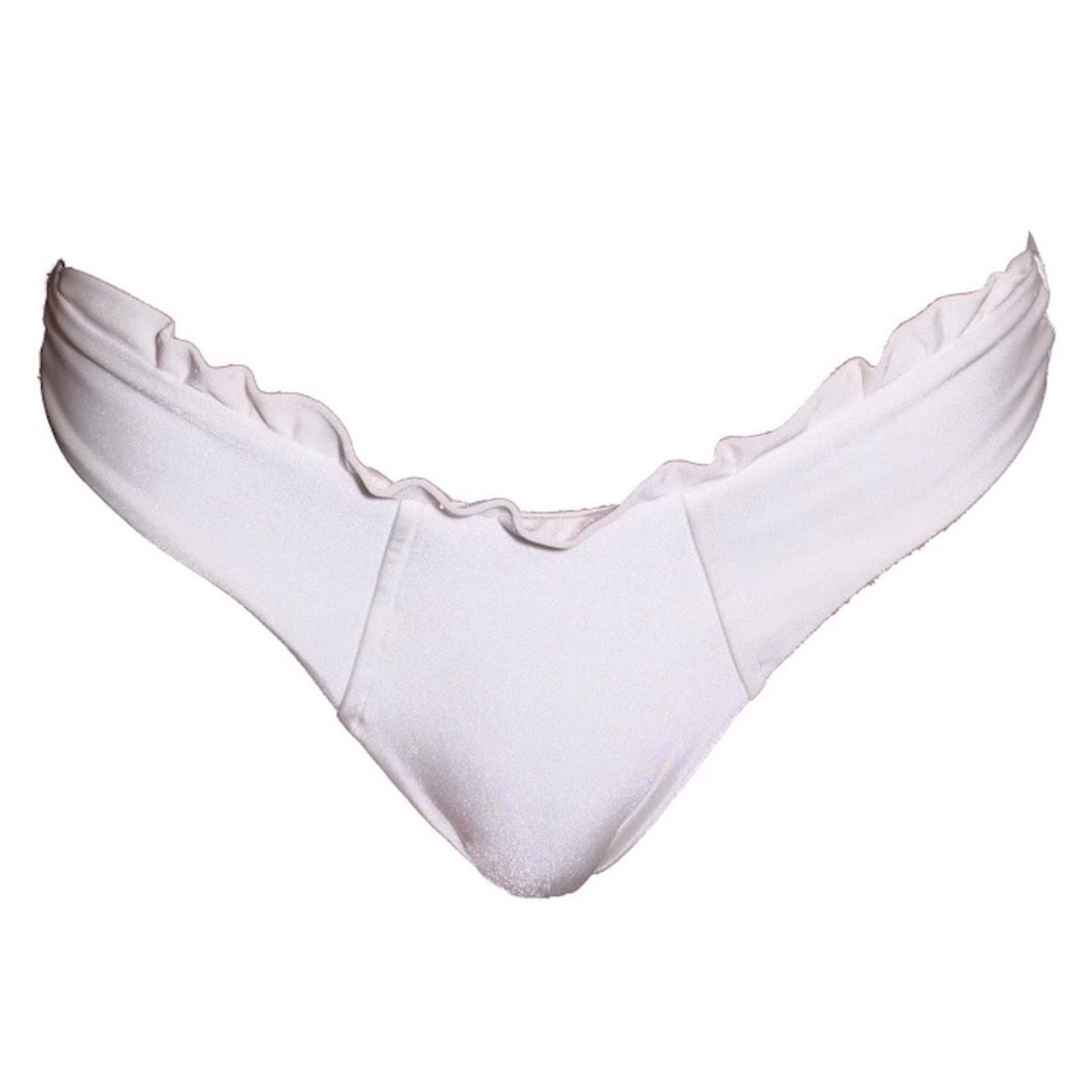 Women's White The Pearl Bottoms | Small | Farah Lina