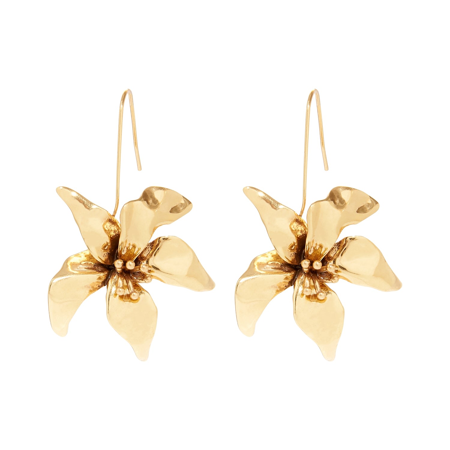 Women’s Claire Drop Earrings Gold Mignonne Gavigan