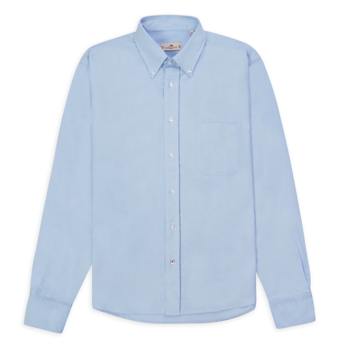 Shop Burrows And Hare Men's Oxford Button-down Shirt - Blue