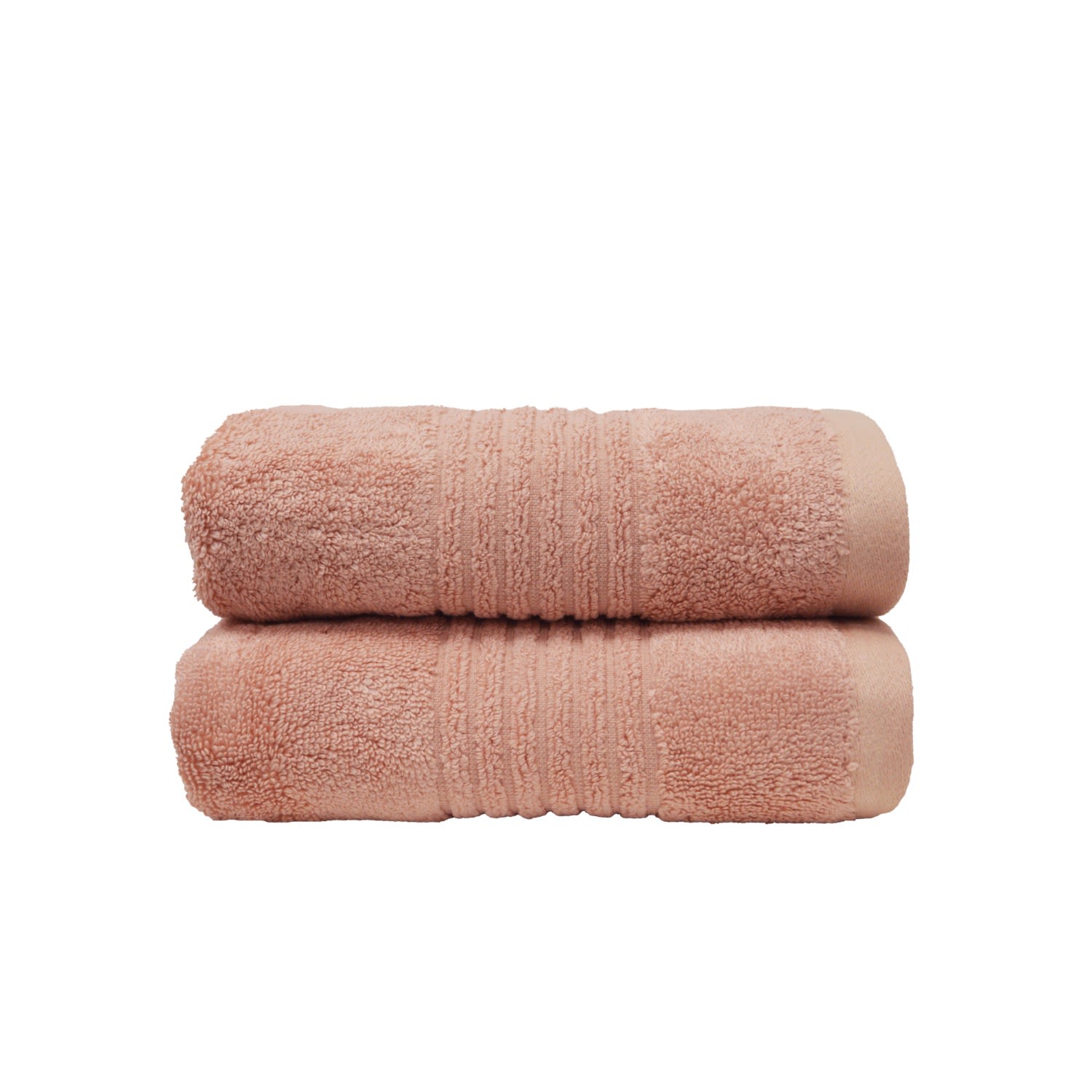 Misona Pink Ultra Soft Bamboo Hand Towel Set - Blush In Multi