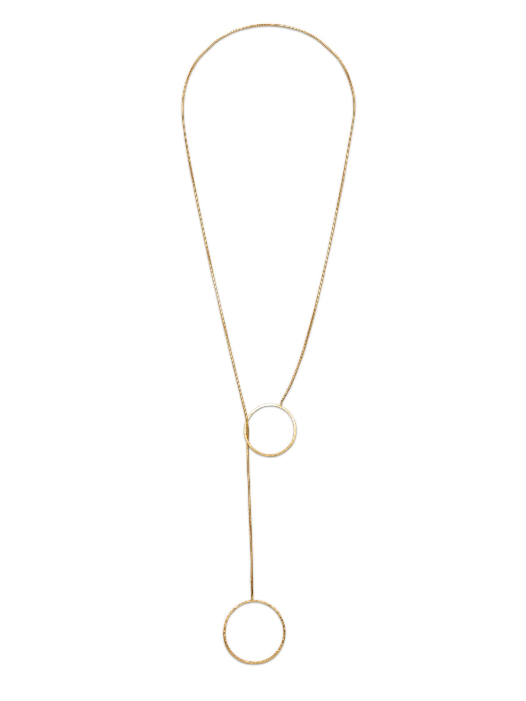 Jaredjamin Women's Gold Lindy Y-necklace