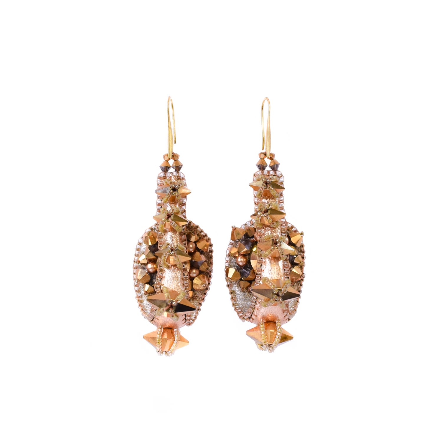 Women’s Svana Earrings Rose Gold Eleve Jewels