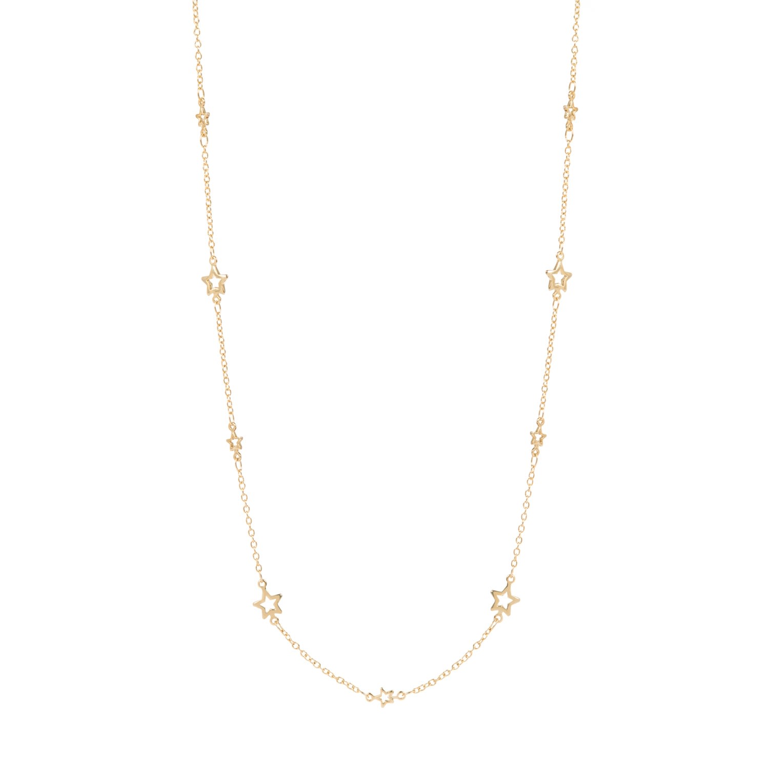 Women’s Gold Long Star Chain C. j.m