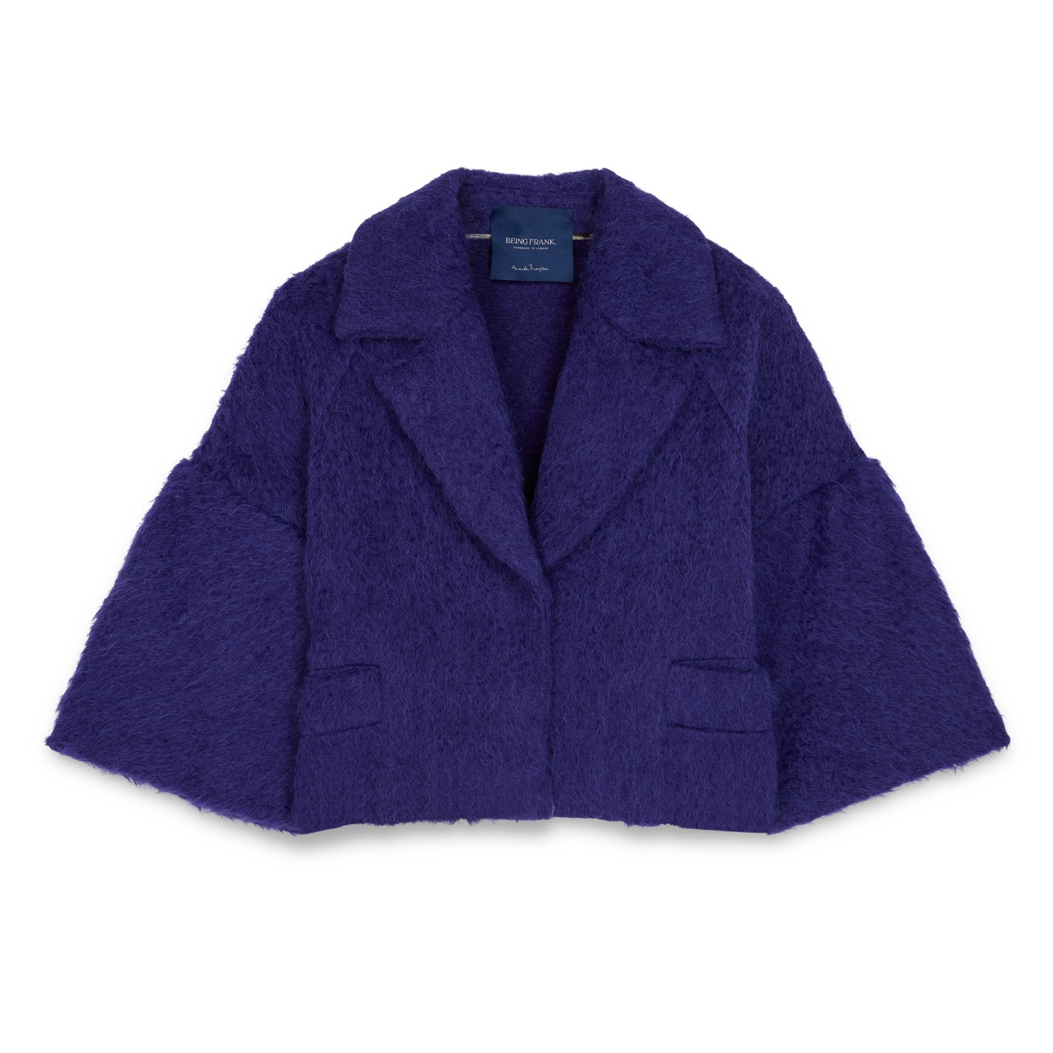 Women's Edie Jacket / Electric Purple Mohair | Extra Small | Amanda Thompson Couture