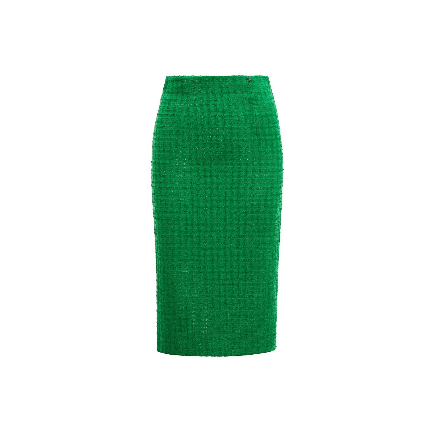 Nissa Women's Bouclé Pencil Skirt Green