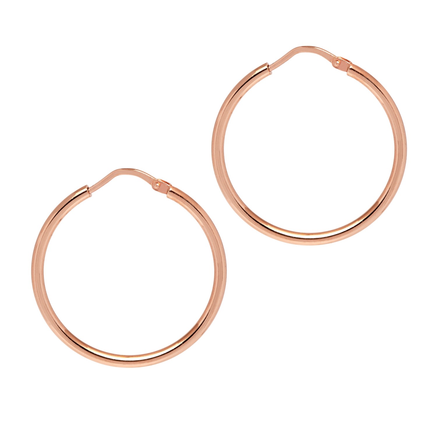 The Hoop Station Women's Rose Gold Skinny Thin Extra Small Rosegold