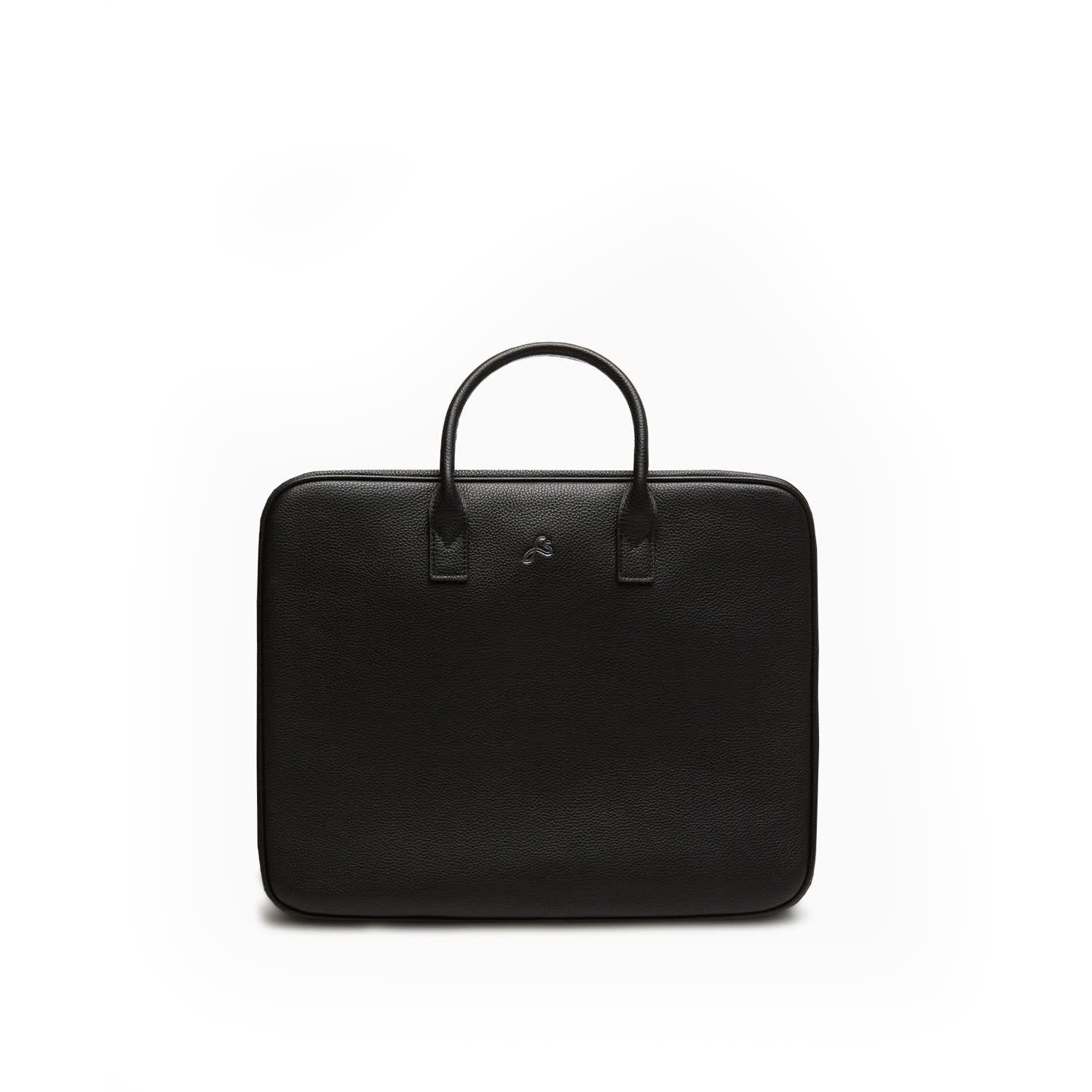 Fenella Smith Men's Black Flynn Laptop Bag In Black