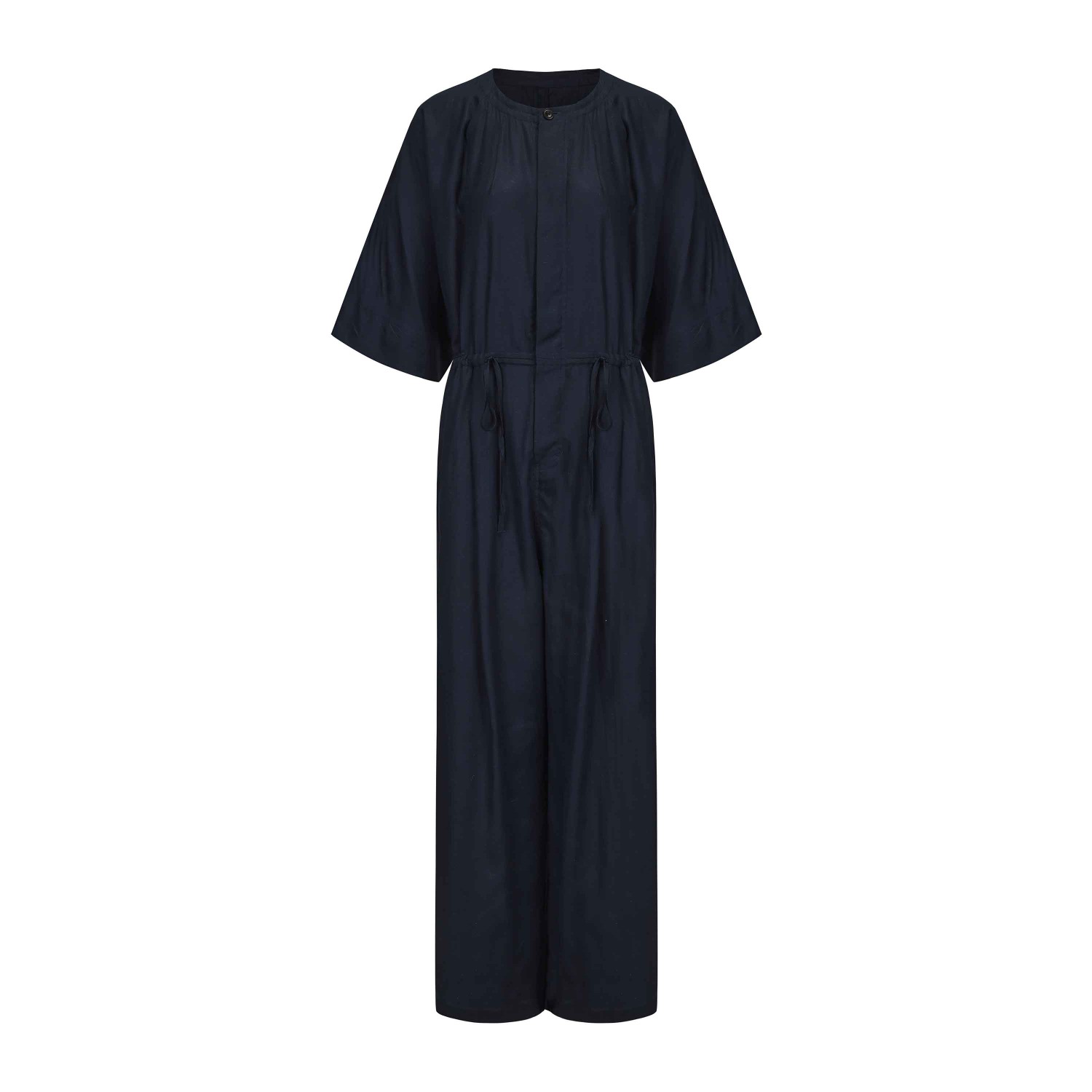 Mute By Jl Women's Blue Wide-leg Jumpsuit