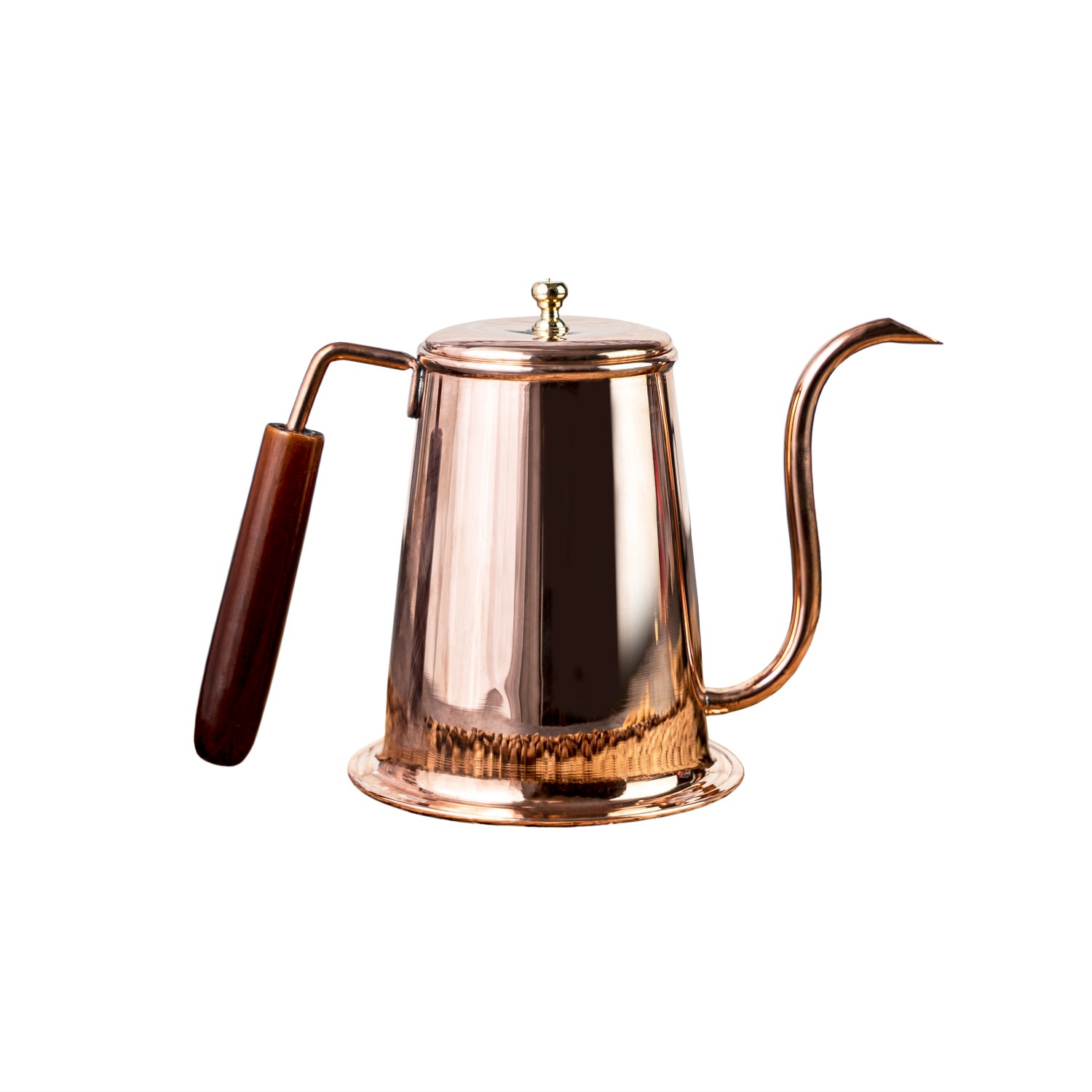 Anatoliacraft Rose Gold Handmade Copper Tea & Coffee Kettle In Gold