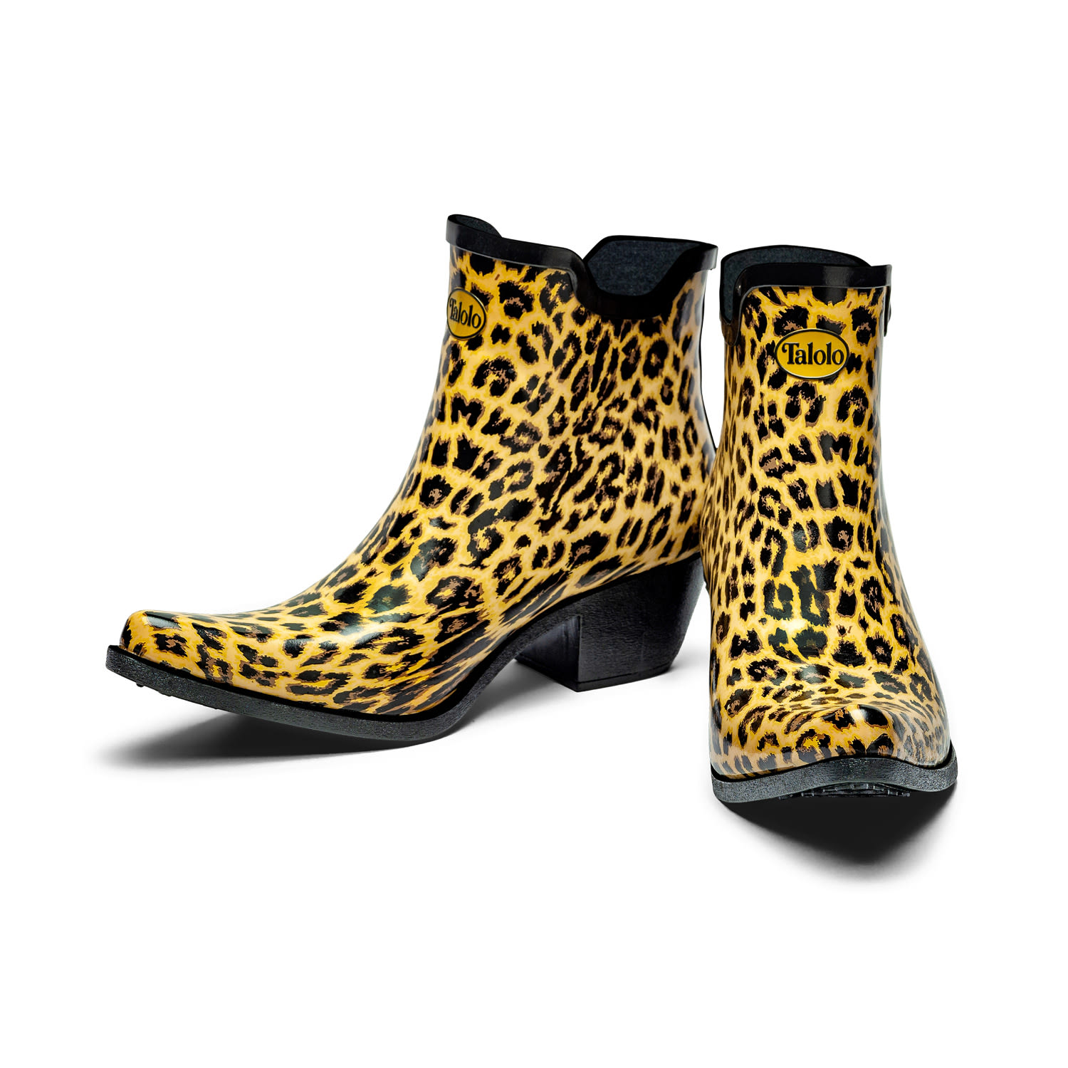 Women’s Leopard Spot Ankle Cowboy Boot Wellies 4 Uk Talolo Boots