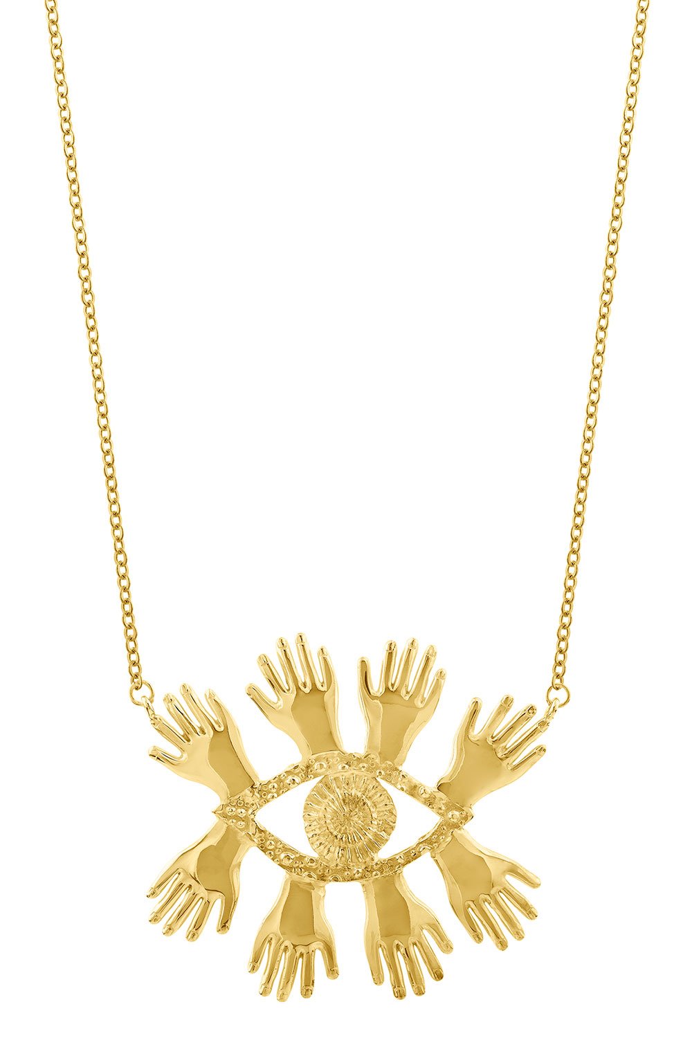 Women’s Gold Necklace Abre Los Ojos Sophie Simone Designs