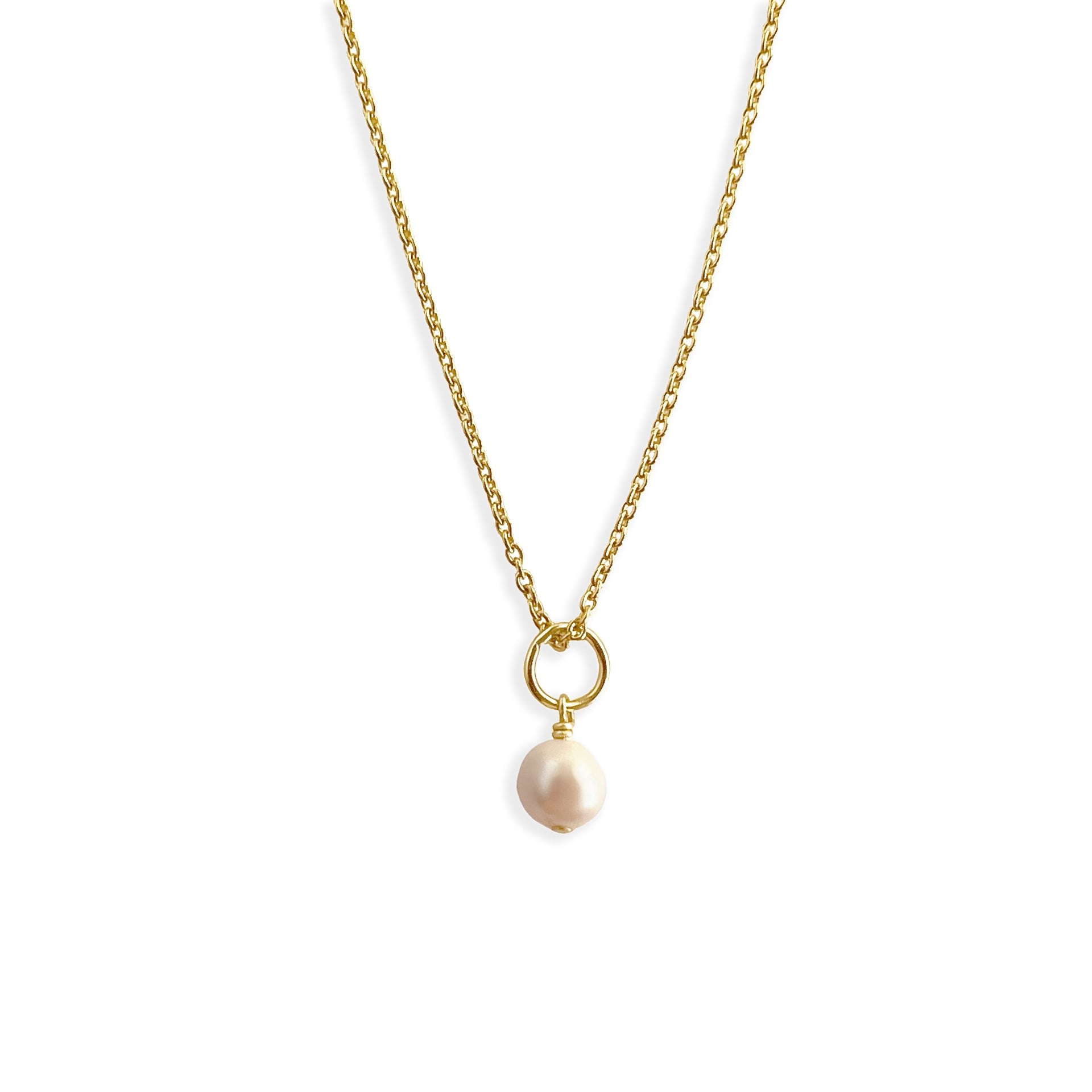 Women’s Gold Paloma Pearl Necklace Astor & Orion