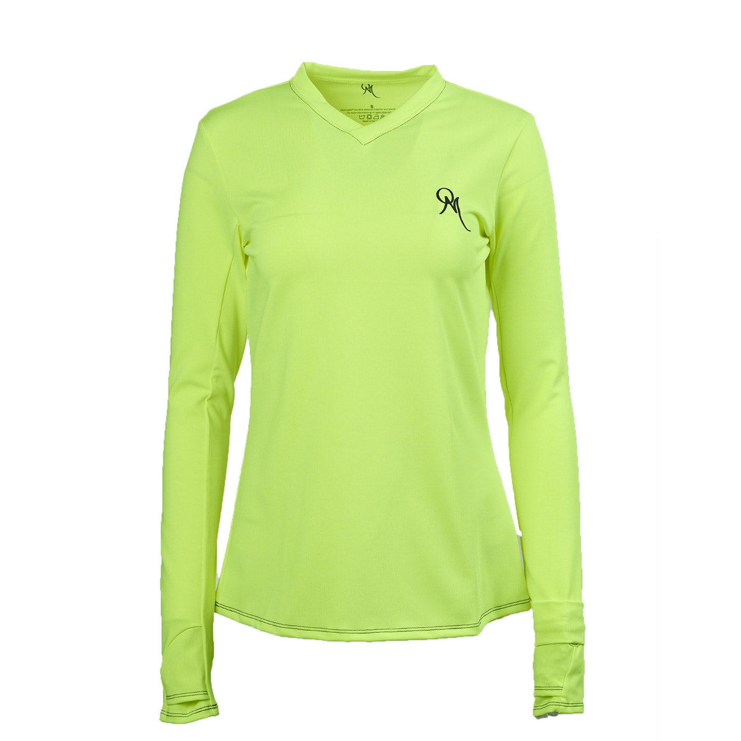 Women’s Yellow / Orange Painite V Neck Watchopening Shirt - Neon Yellow Extra Small Observamé