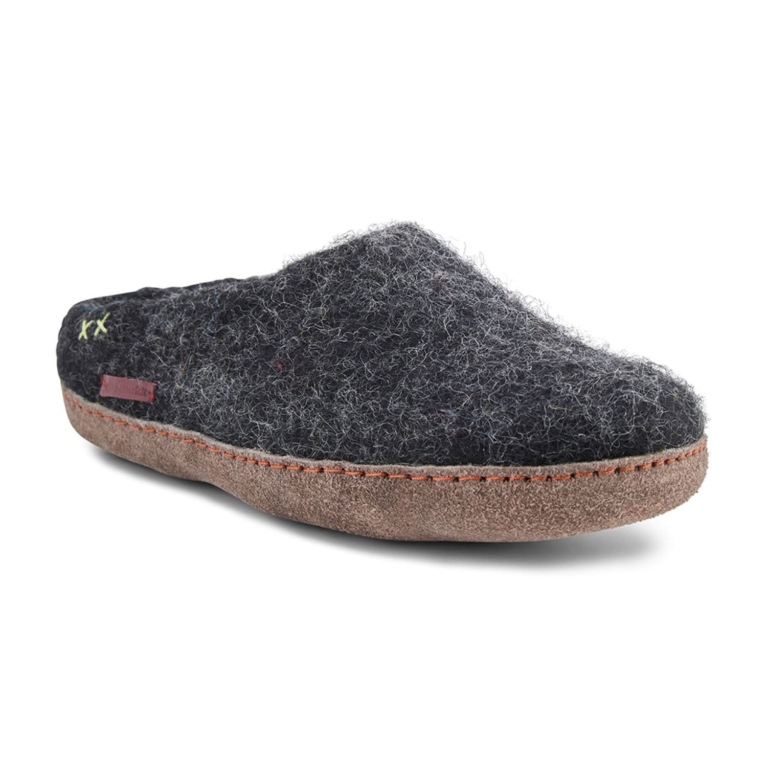 Betterfelt Men's Classic Slipper - Black With Suede Sole In Black