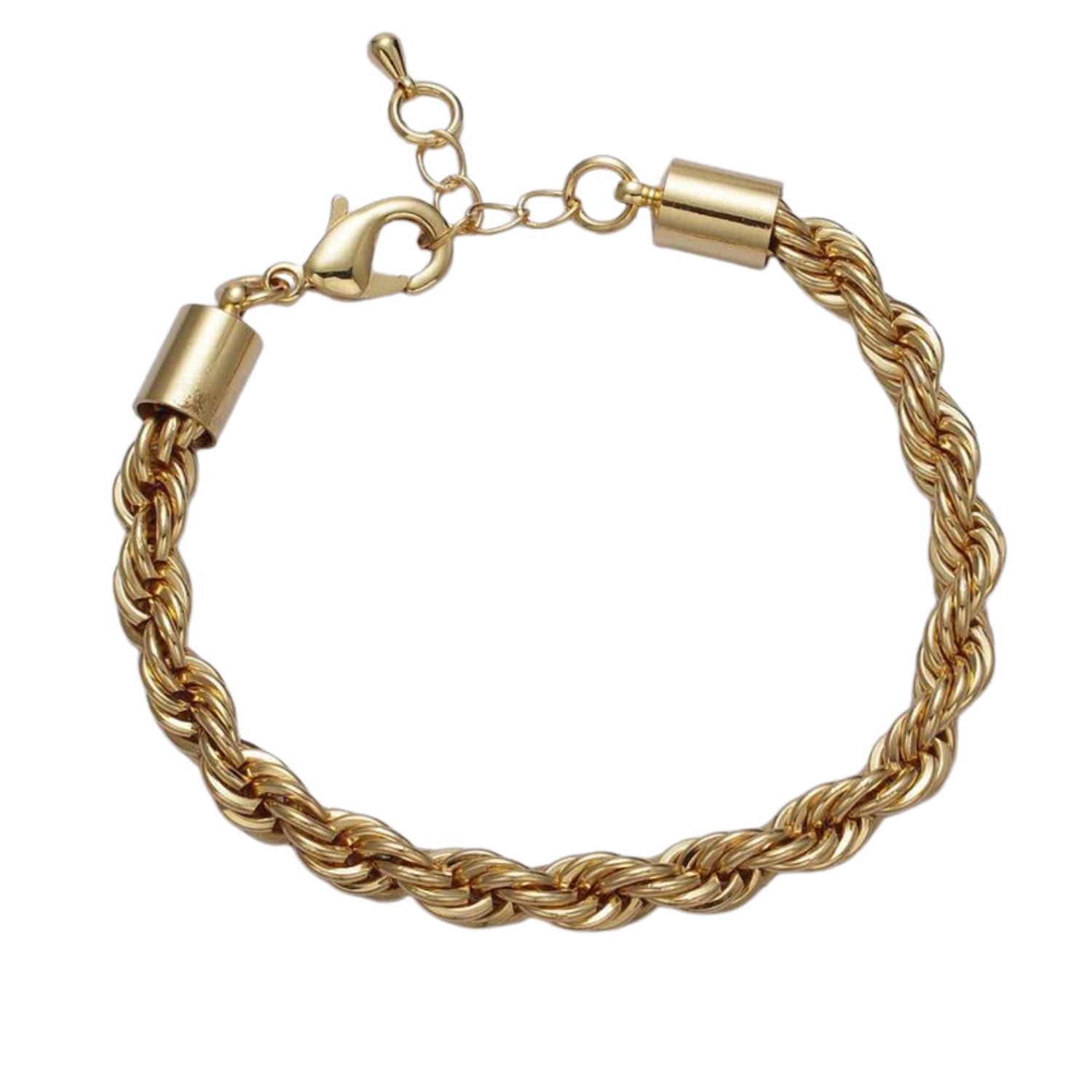 Women’s Gold Monroe Rope Bracelet Thick Celine Collective