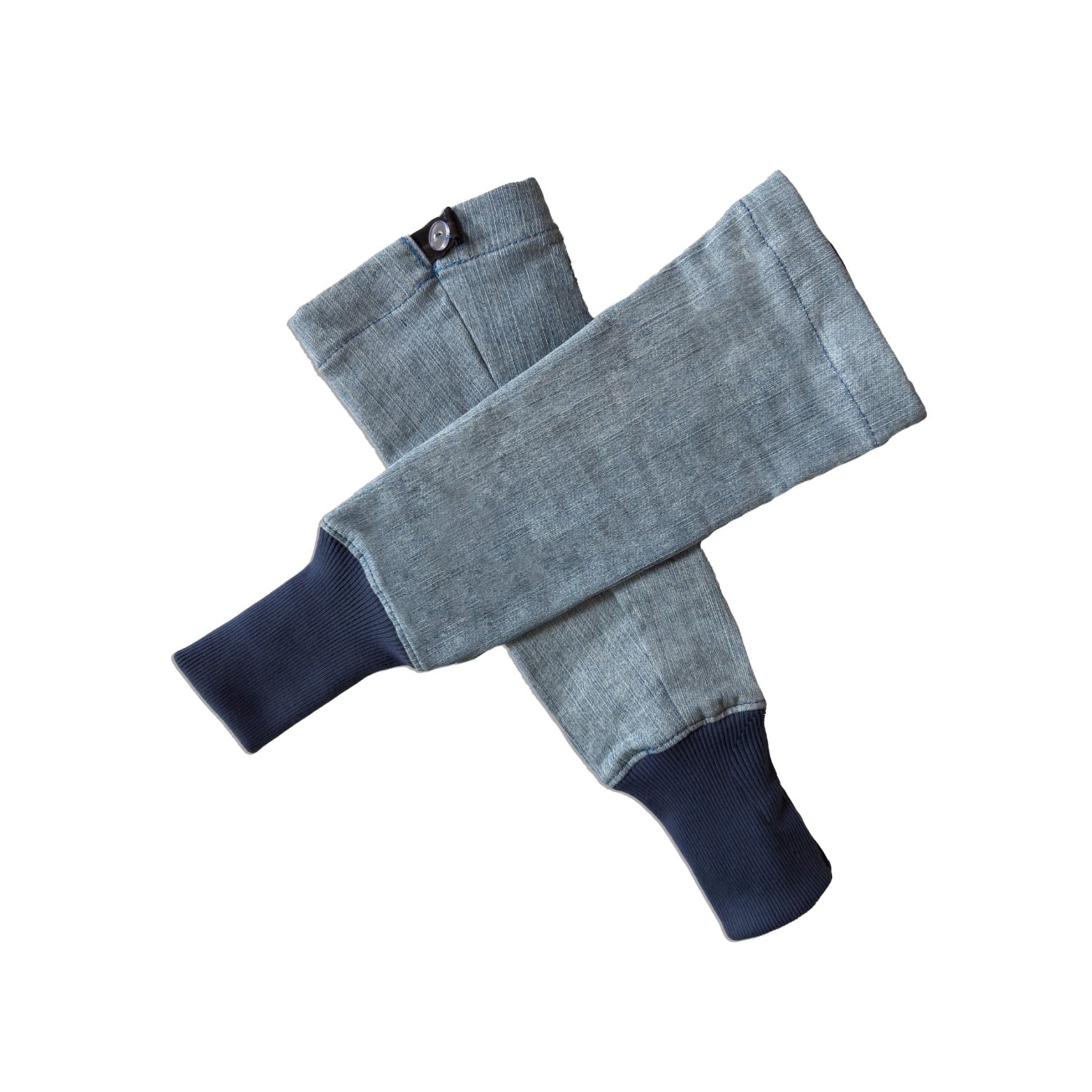 Blue Upcycled Denim Craft Sleeves Small Park + Coop