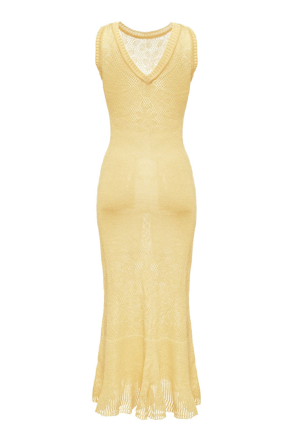 Andreeva Knit Dress with Feathers - Pink