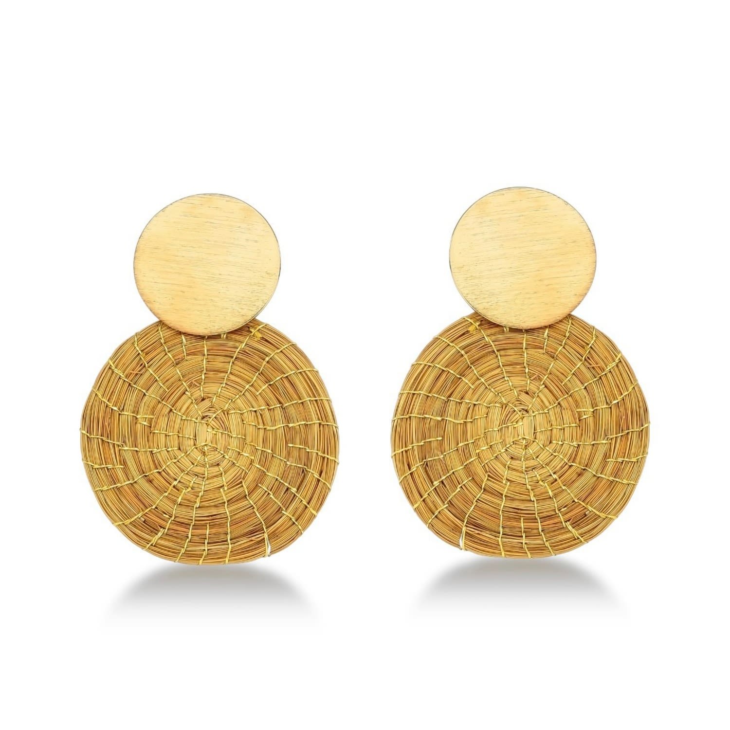Raízes Women's Gold Cassia Earrings