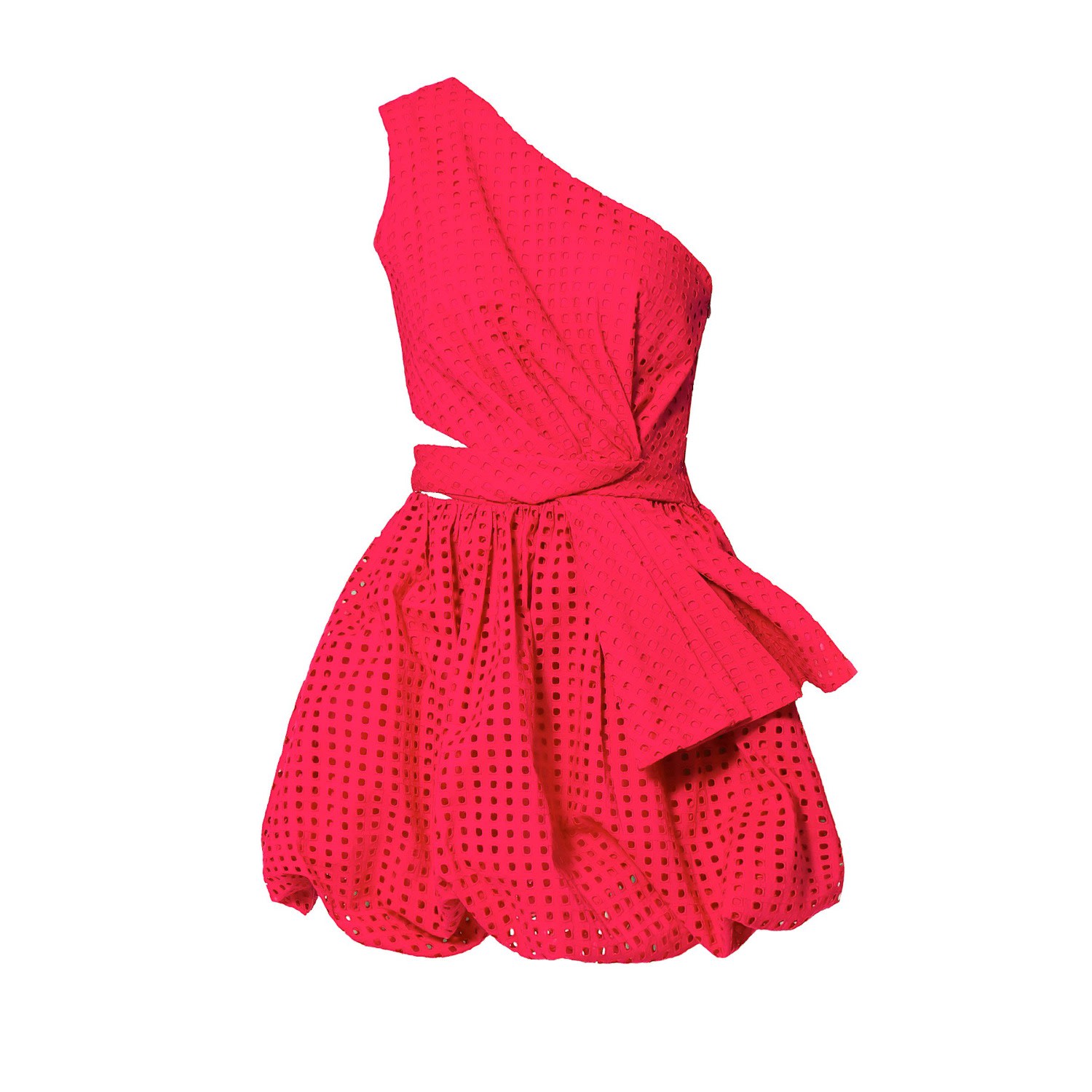 Aggi By Halewski Women's Red Ariana Spring Tulips Dress In Red