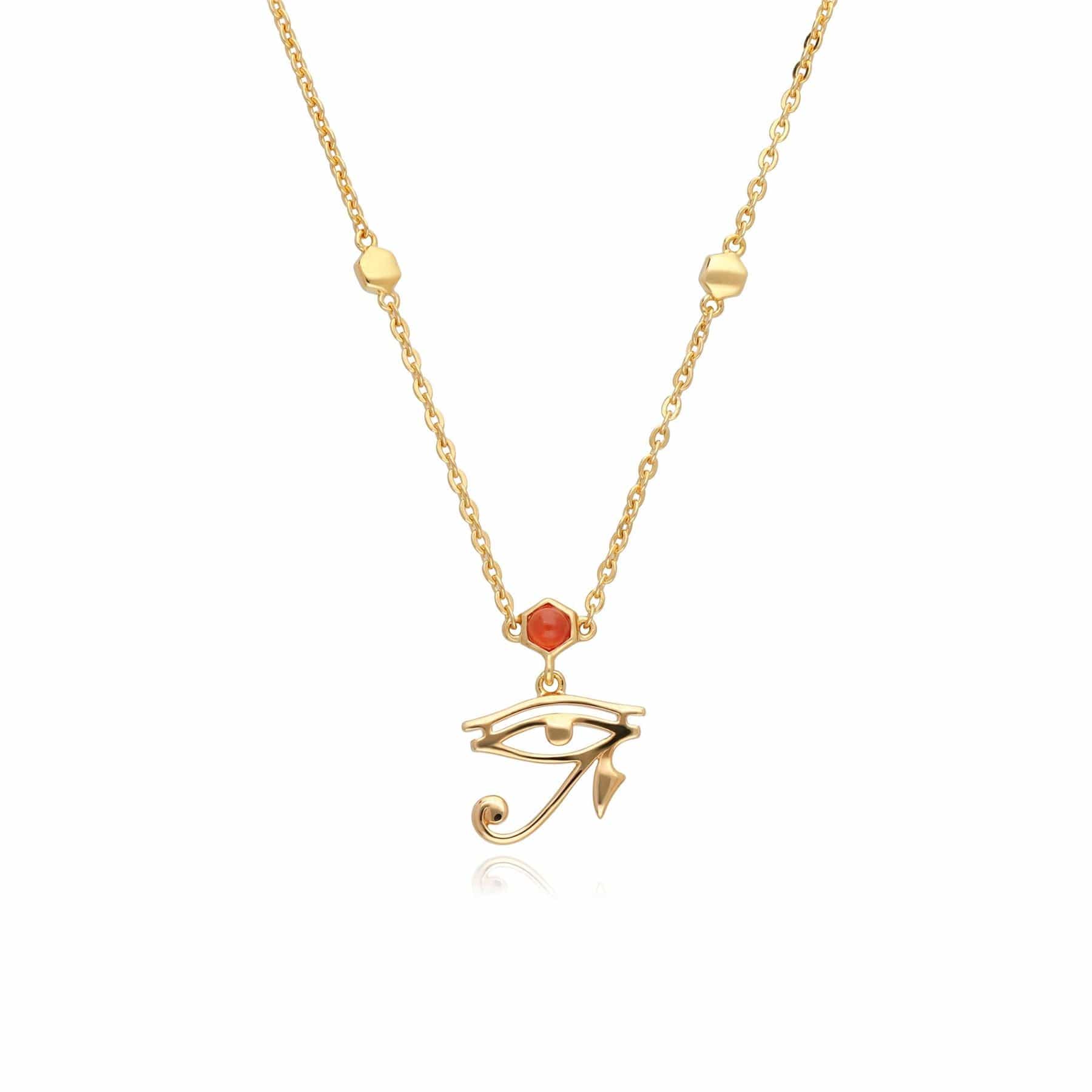 Eye of 2024 ra necklace gold