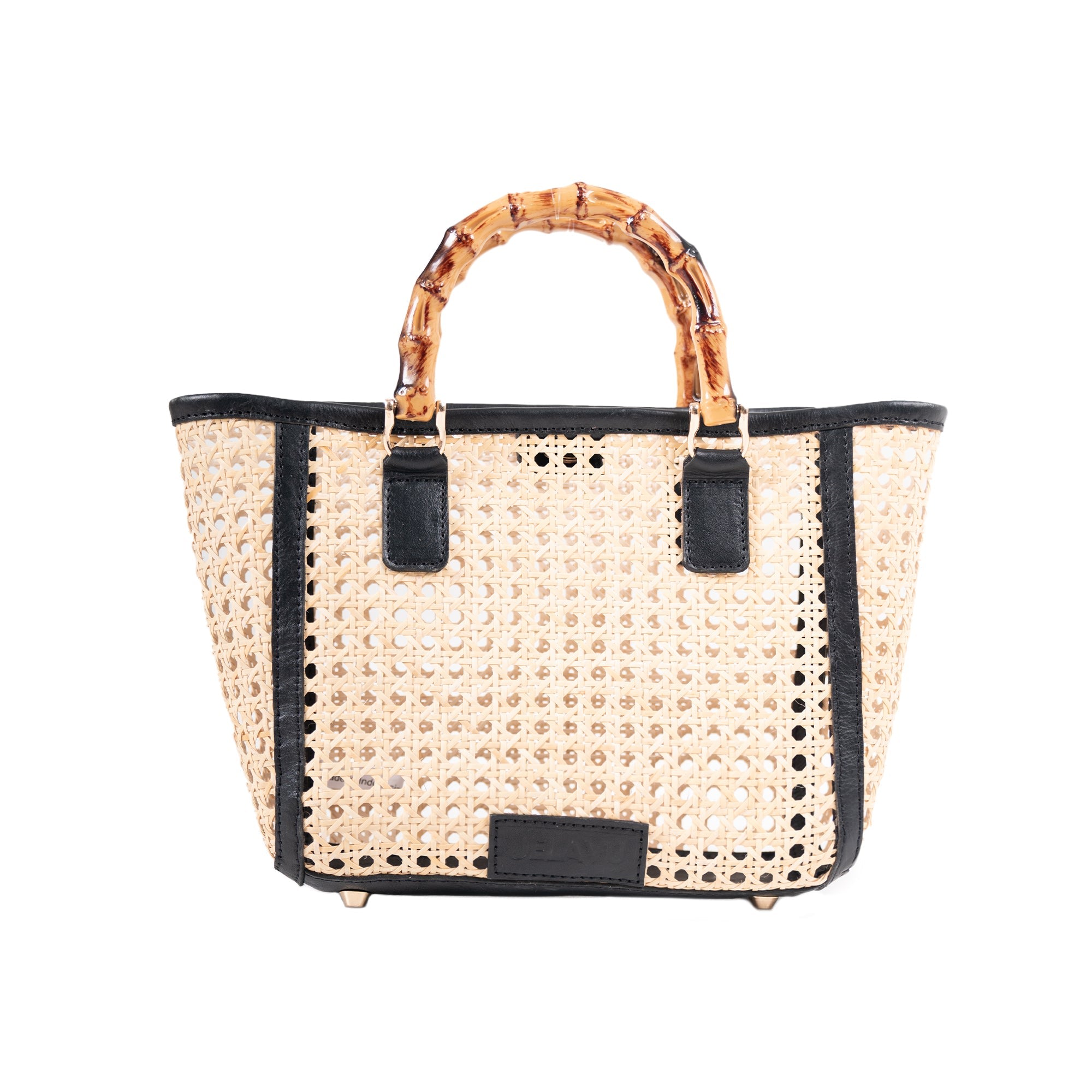 Jelavu Women's Black / Yellow / Orange Bristol Medium Satchel In Black