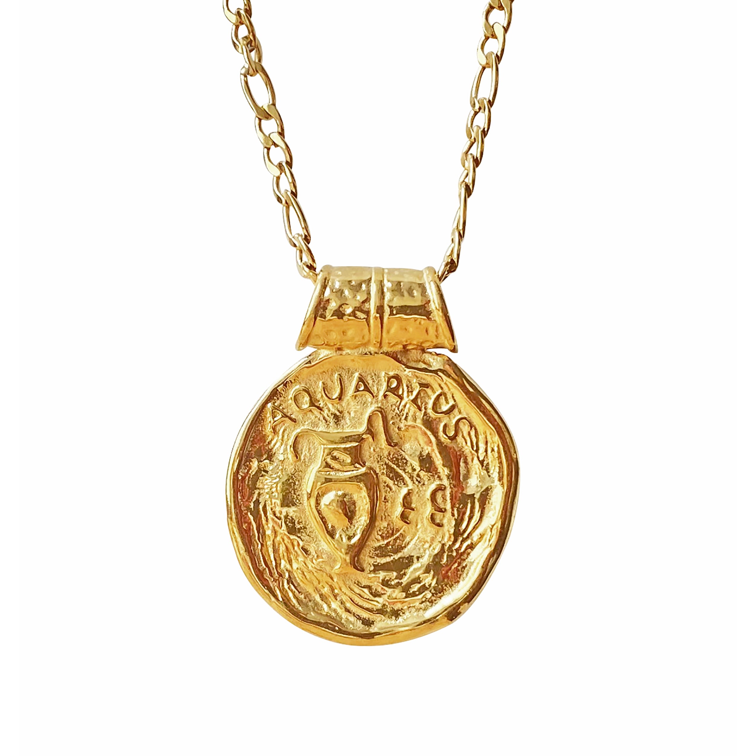 Smilla Brav Women's Gold The Zodiac Necklace Aquarius