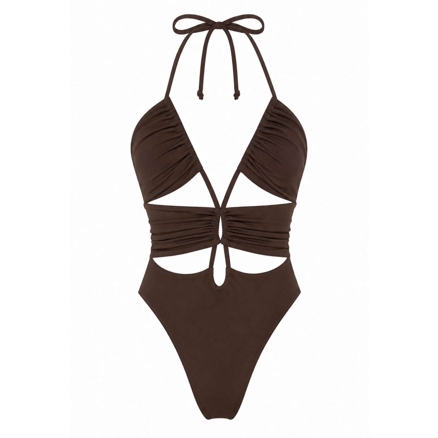 Women's Bali Swimsuit Brown | Extra Large | Ciao Bella Monte Carlo