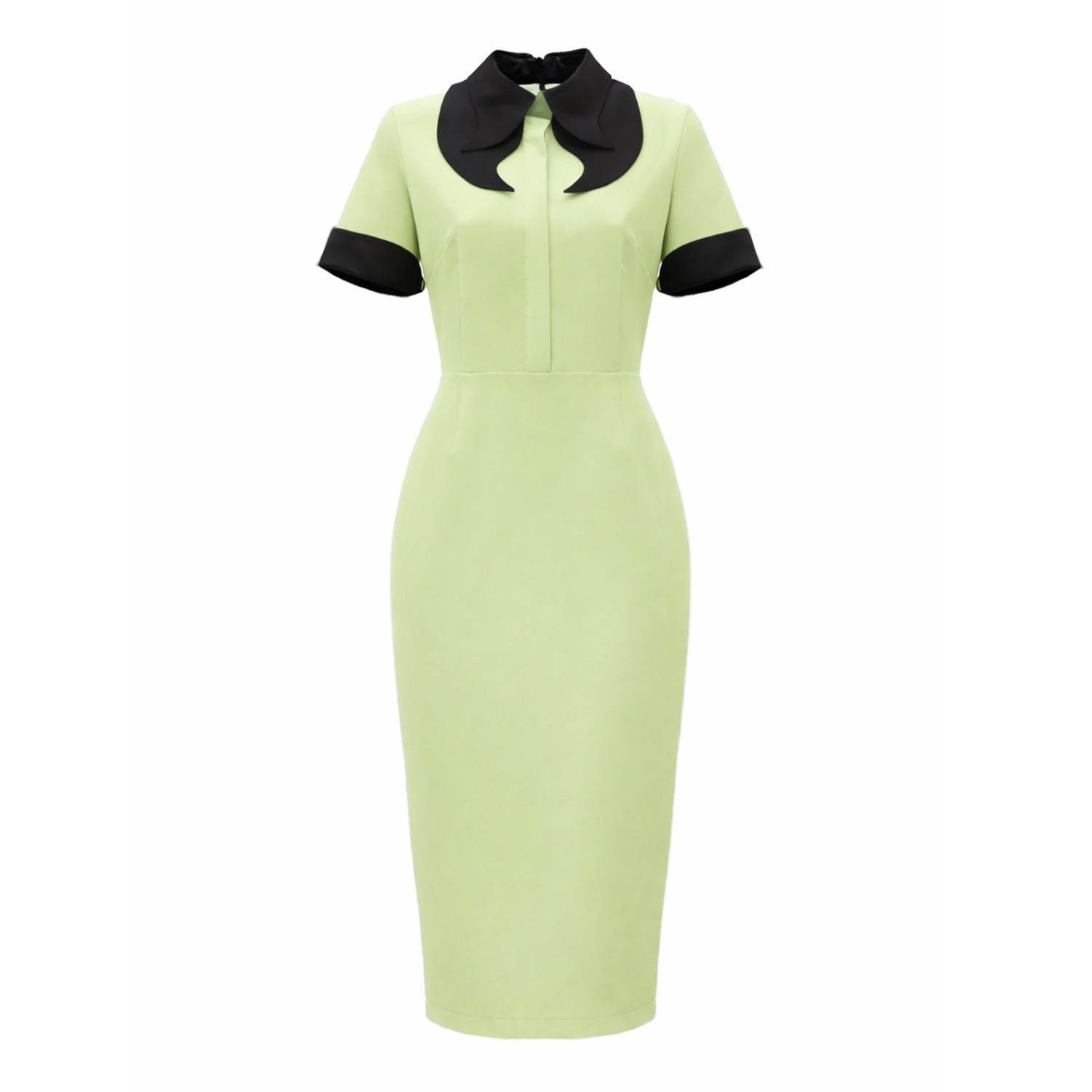 green fitted midi dress Ladivine CB165 Fitted Sweetheart Corset Gown With Beaded Mesh Overlay – Mia  Bella Couture main image 1