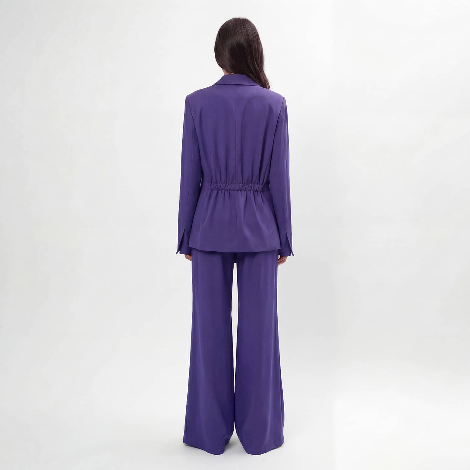 magliano 20aw セットアップ　purple Purple Set With Wrap Blazer And Flared Trousers | BLUZAT | Wolf